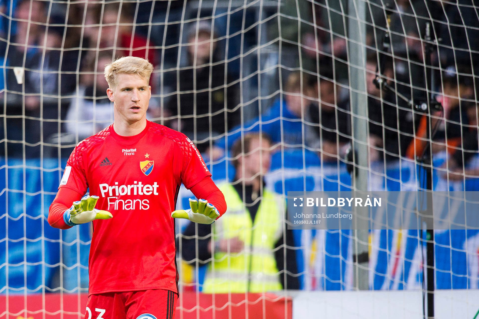 Djurgårdens målvakt Hampus Nilsson