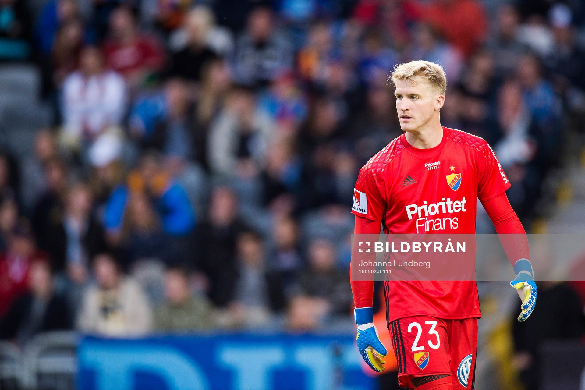 Djurgårdens målvakt Hampus Nilsson