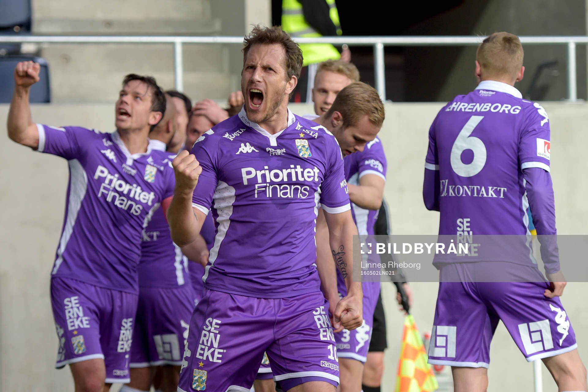 IFK Göteborgs Tobias Hysén jublar