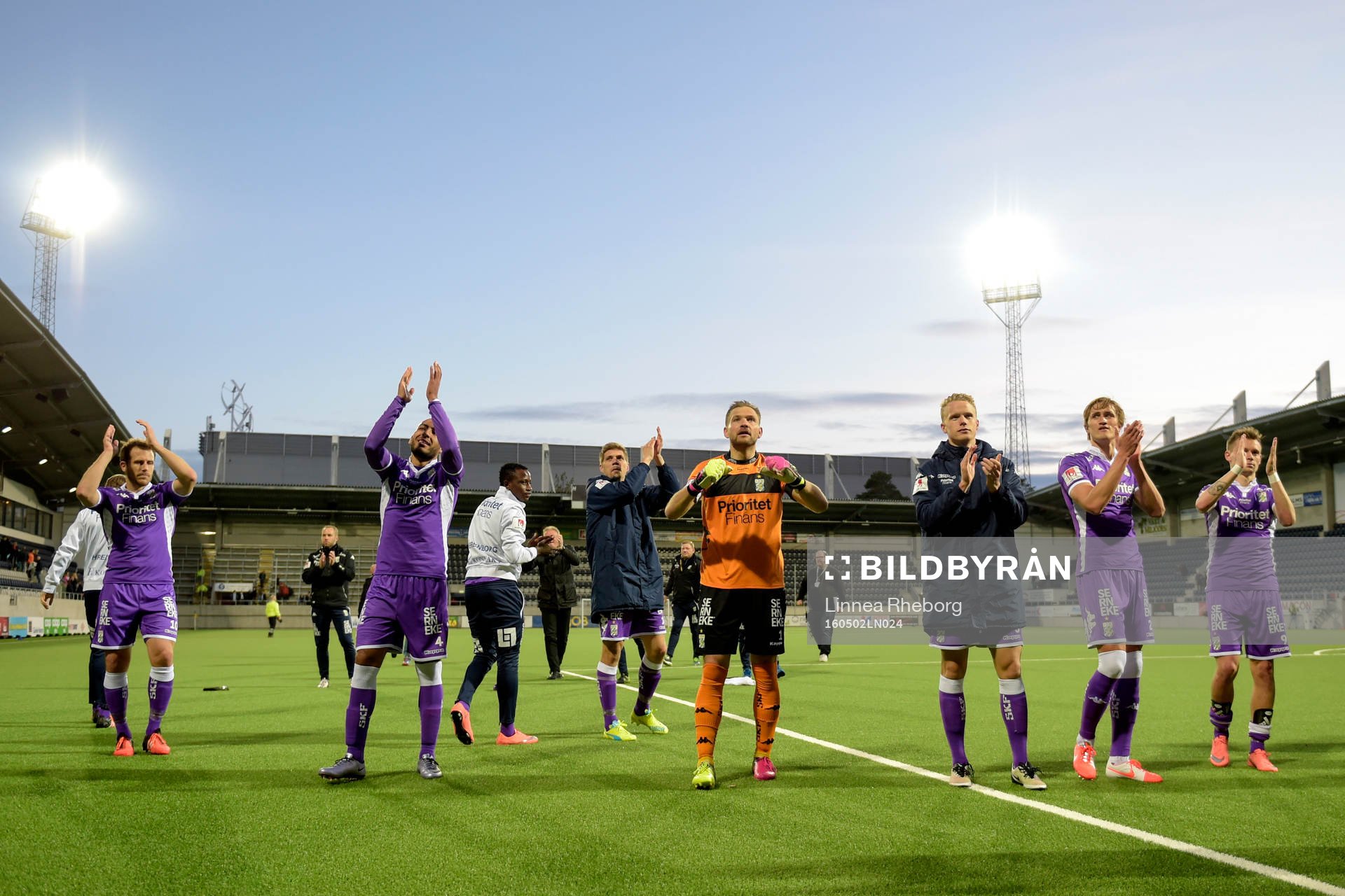 IFK Göteborgs spelare jublar
