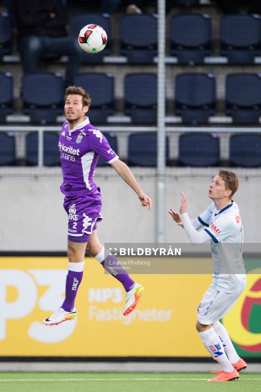 IFK Göteborgs Emil Salomonsson och Gefles Johan Bertilsson