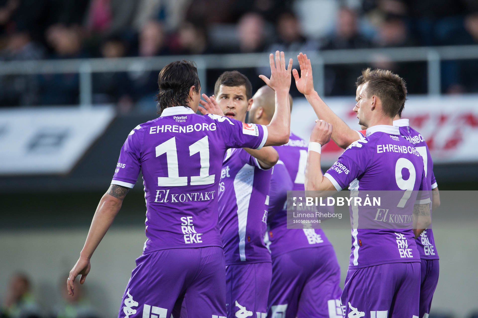 IFK Göteborgs spelare jublar