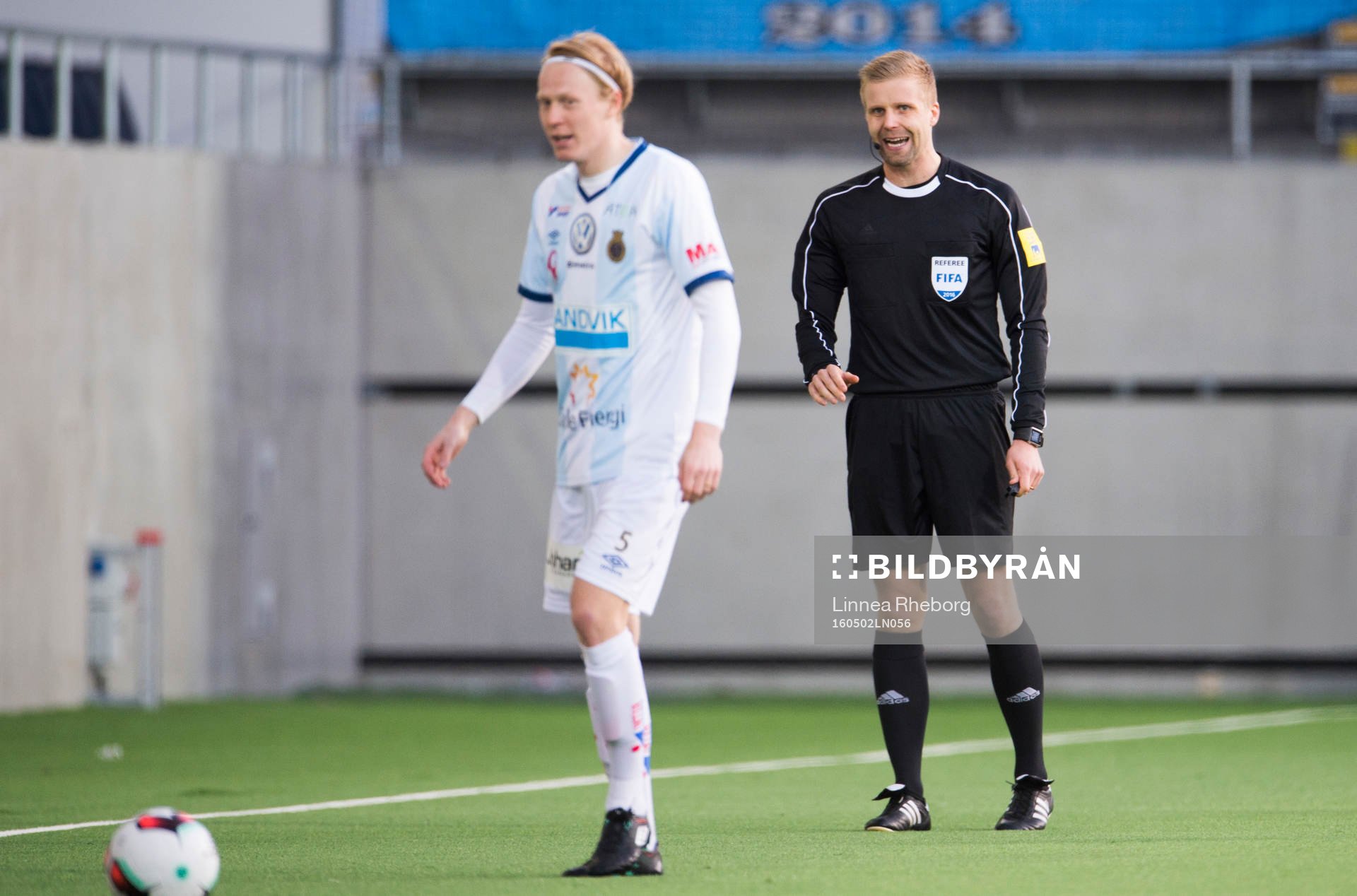Domare Glenn Nyberg och Gefles Jacob Ericsson