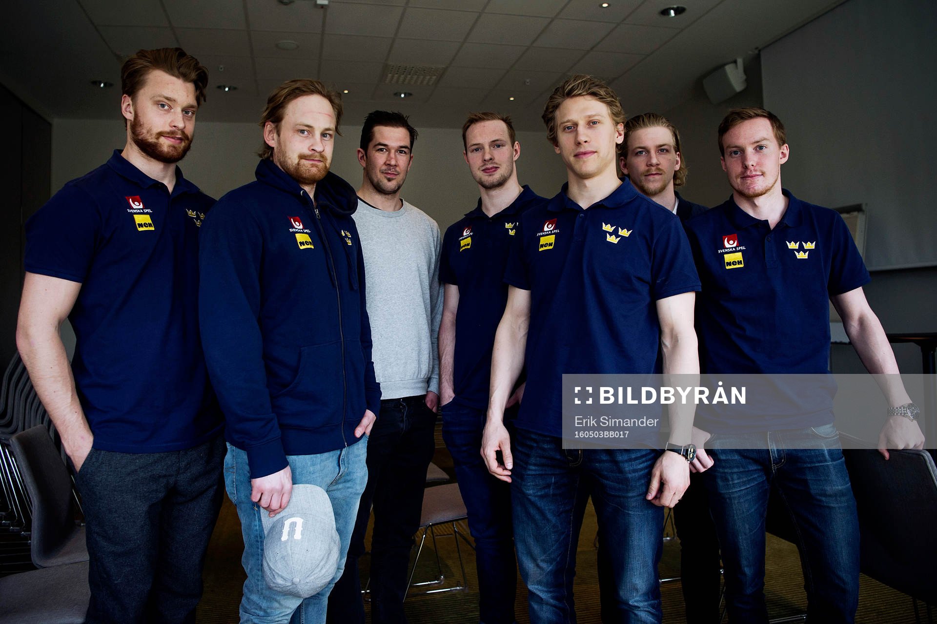 Adam Larsson, Mattias Ritola, Jimmie Ericsson, Martin