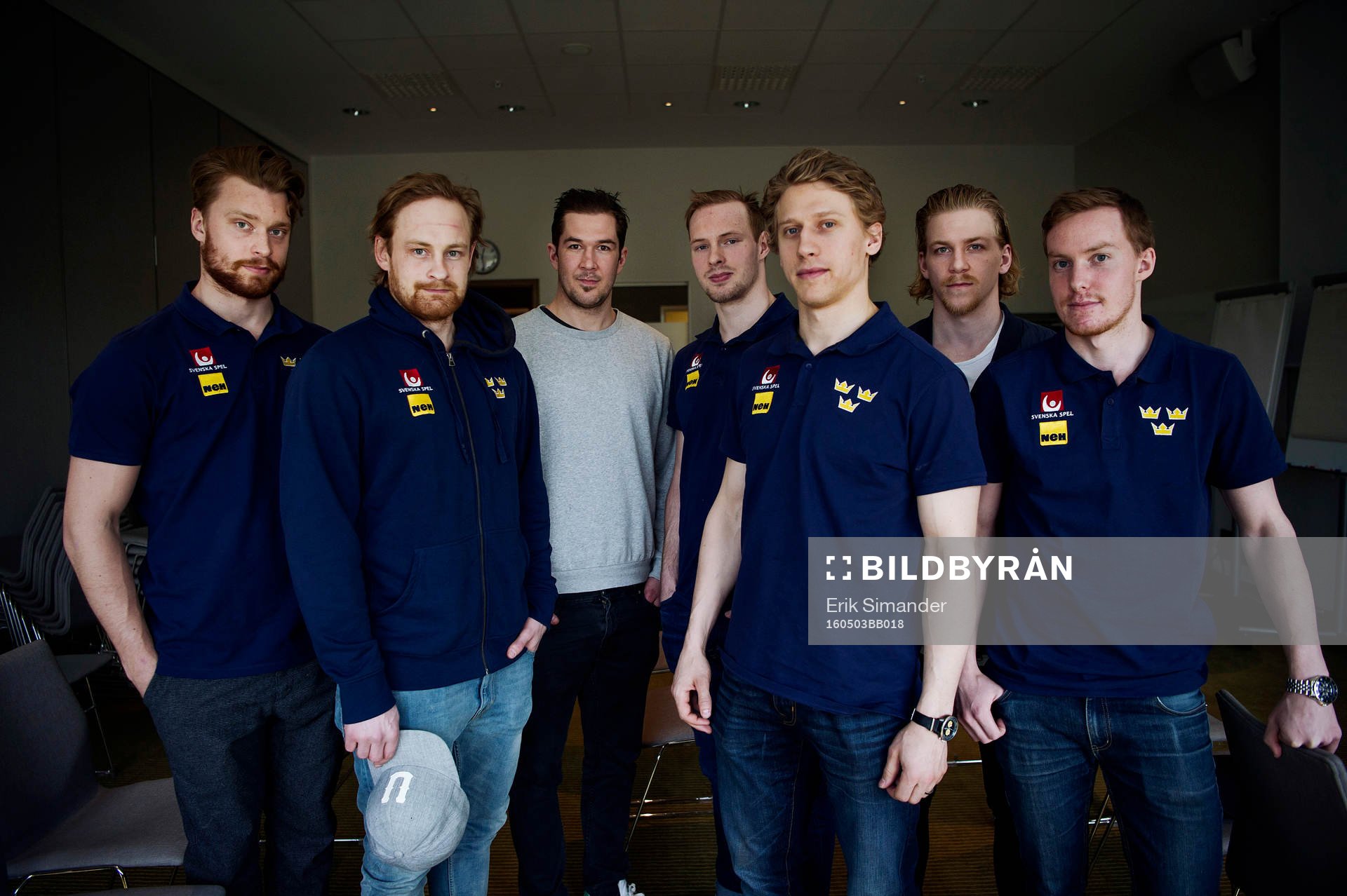 Adam Larsson, Mattias Ritola, Jimmie Ericsson, Martin