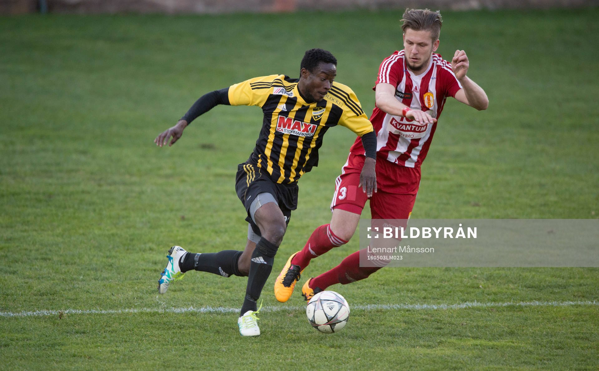IFK Hässleholms Kojo Annor i matchen i division 2 mellan