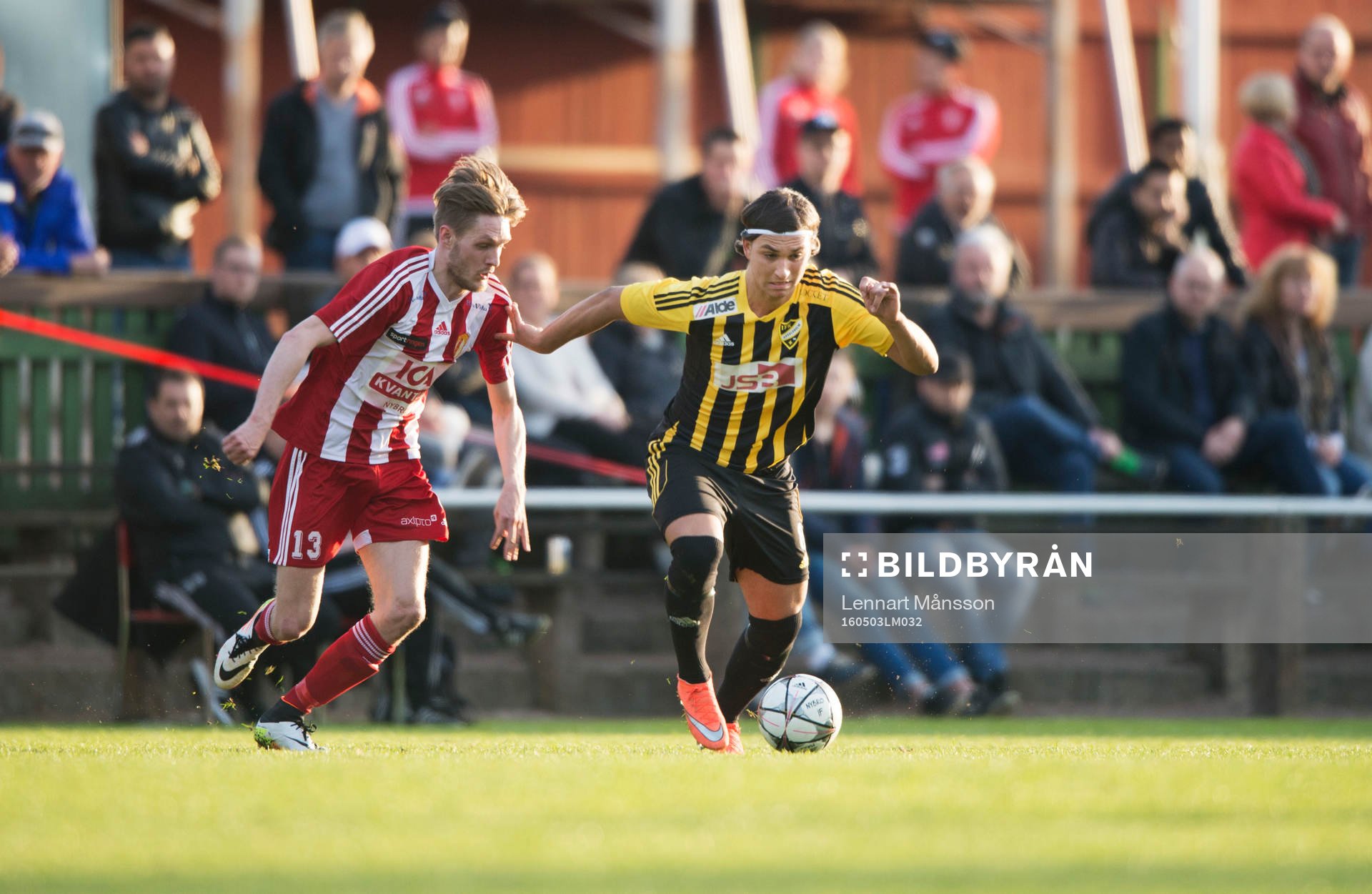 IFK Hässleholms Mert Yanev i matchen i division 2 mellan