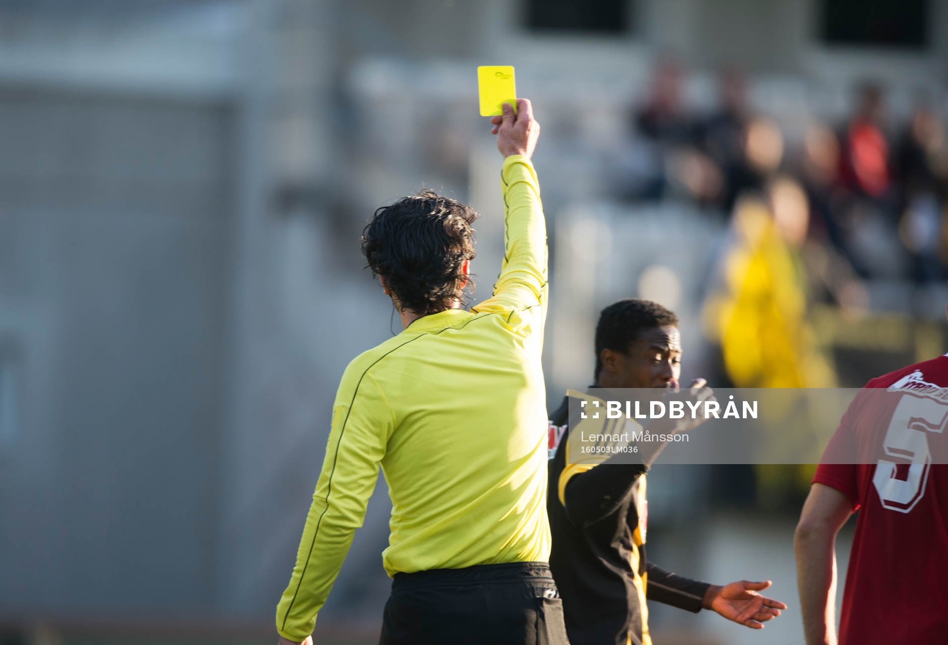Varning i matchen i division 2 mellan Nybro och IFK