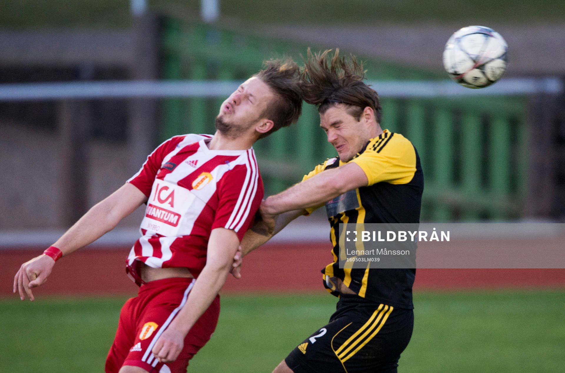 IFK Hässleholms Pontus Björnsson i matchen i division 2