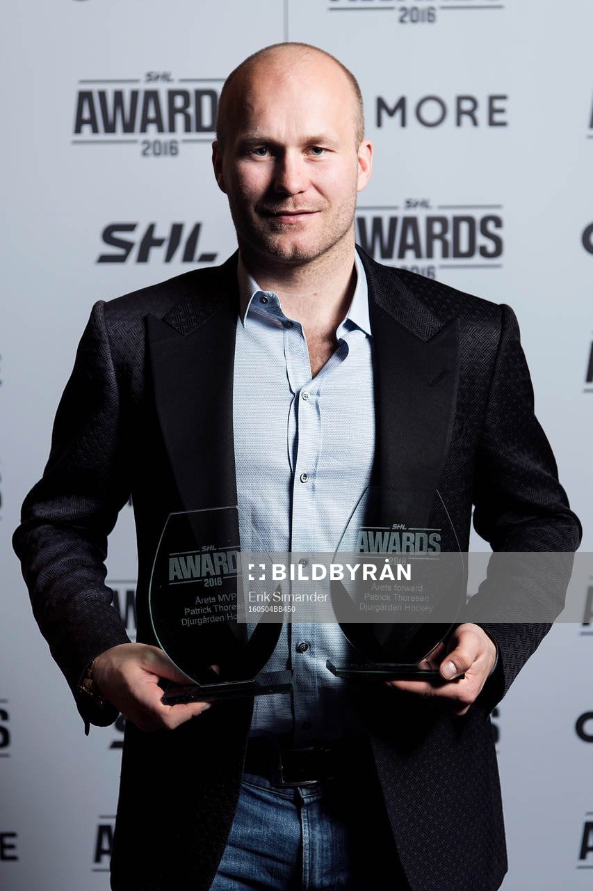 Patrick Thoresen, Årets Forward och Årets MVP,