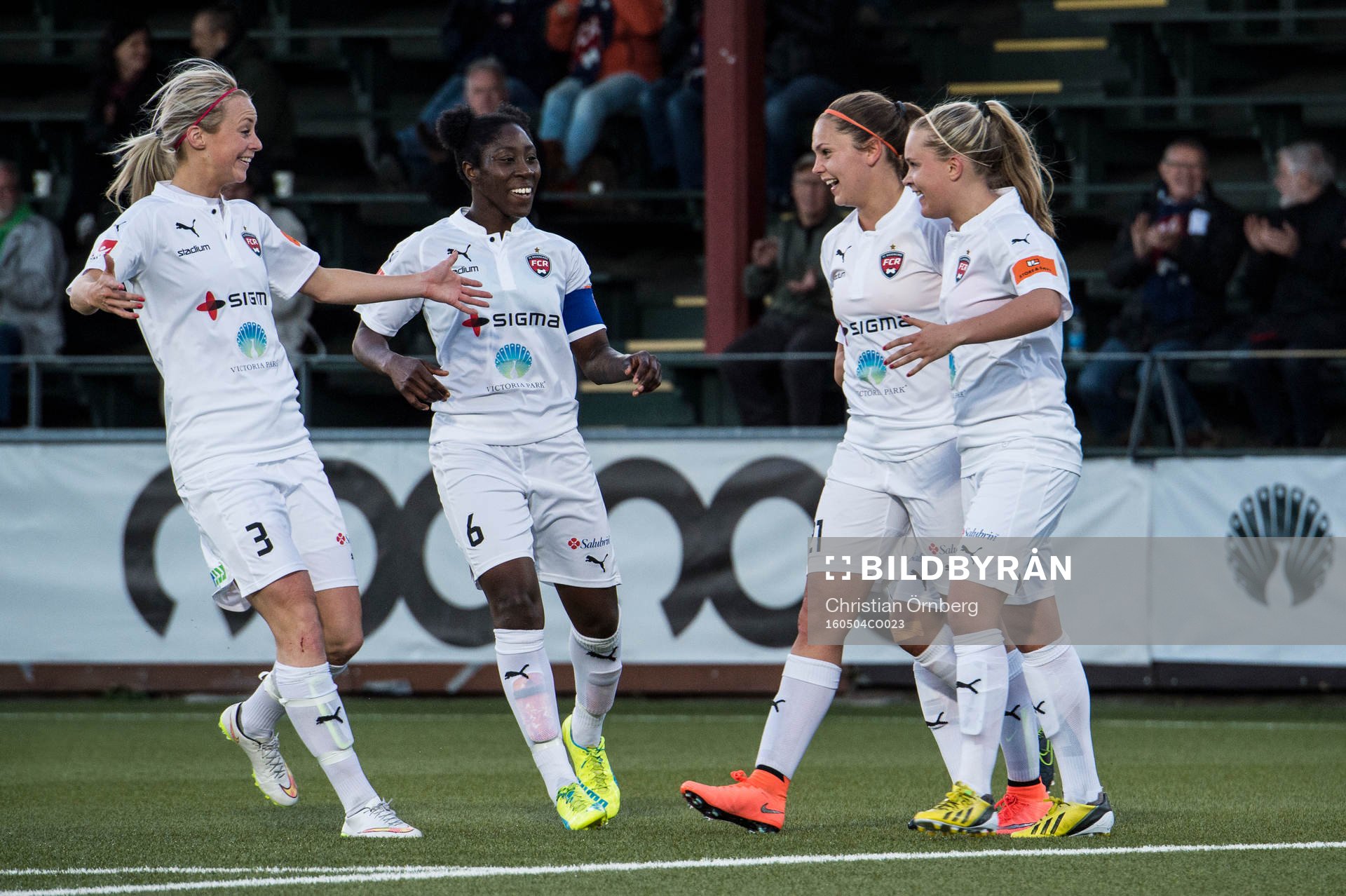 Rosengårds Amanda Ilstedt, Anita Asante och Lieke Martens