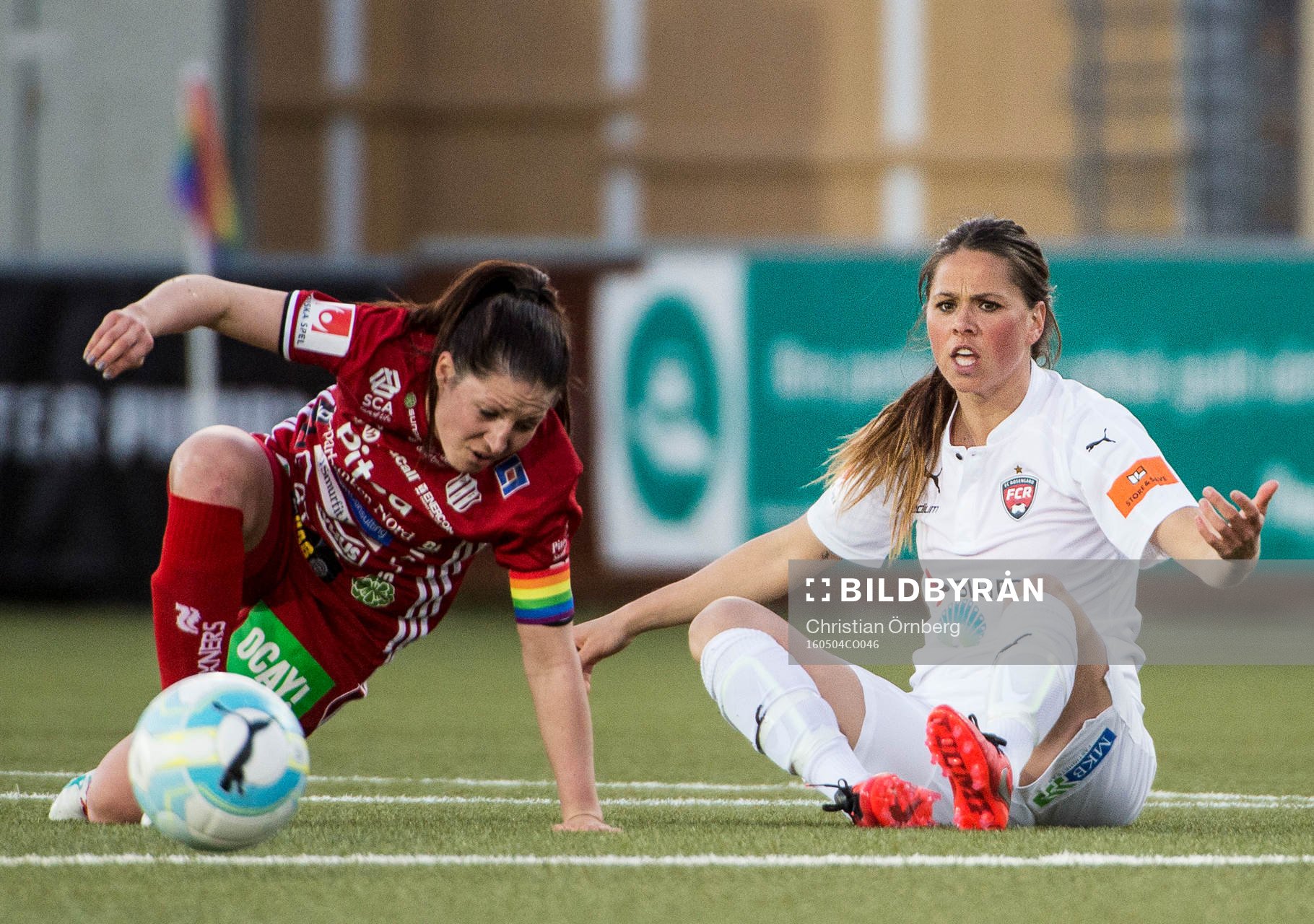 Rosengårds Sara Björk Gunnarsdottir är irriterad på