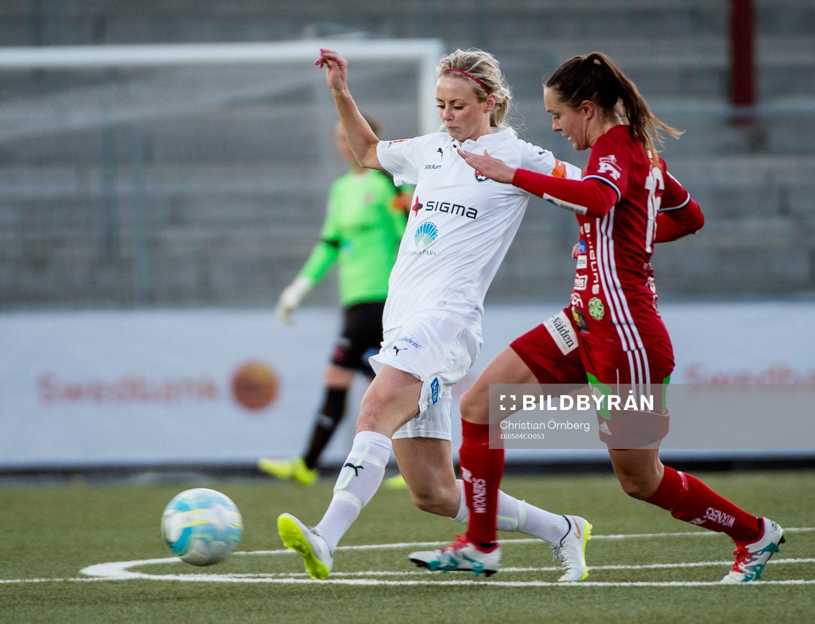 Rosengårds Amanda Ilstedt mot Piteås Felicia Karlsson