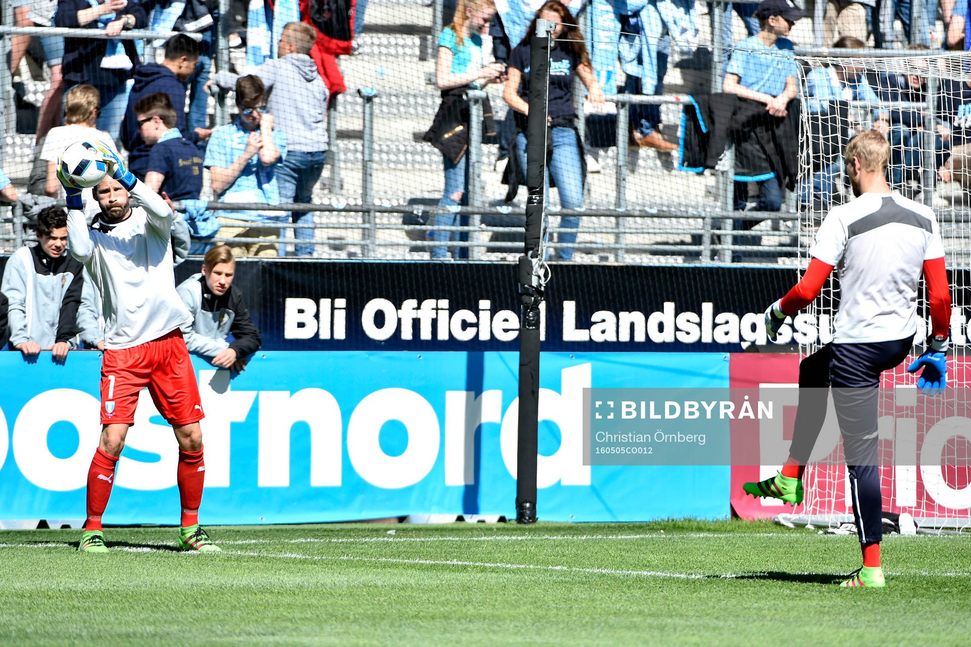 Malmö FFs målvakt Johan Wiland och målvakt Fredrik