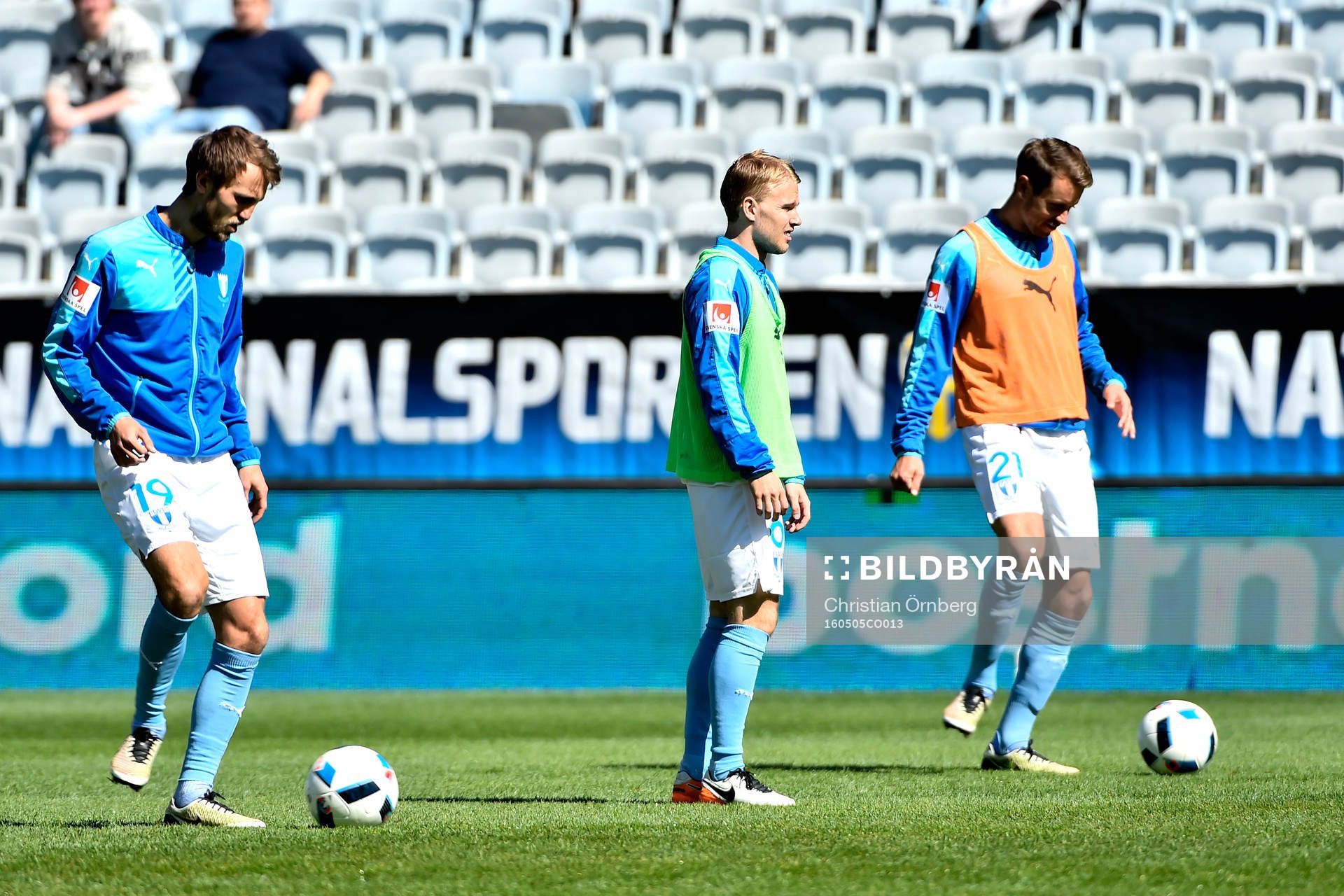 Malmö FFs Magnus Wolff Eikrem, Oscar Lewicki och Kari