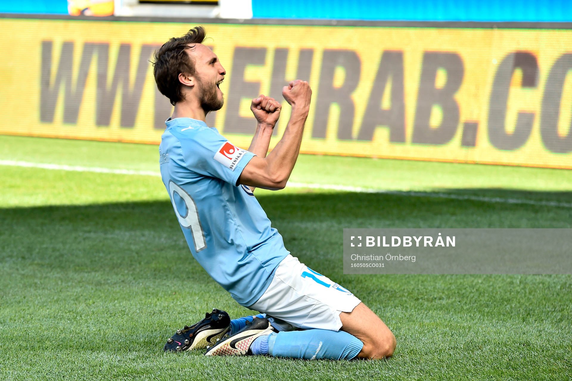 Malmö FFs Magnus Wolff Eikrem jublar
