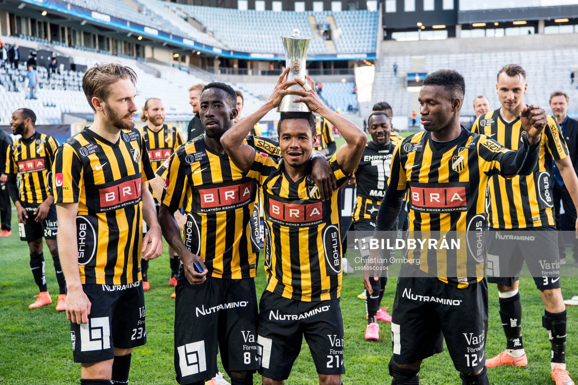 Häckens Simon Sandberg, Demba Savage, Nasiru Mohammed och