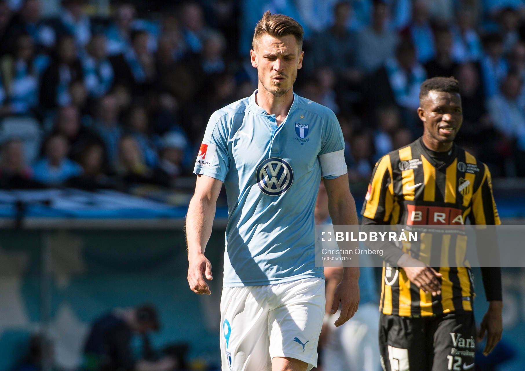 Malmö FFs Markus Rosenberg deppar