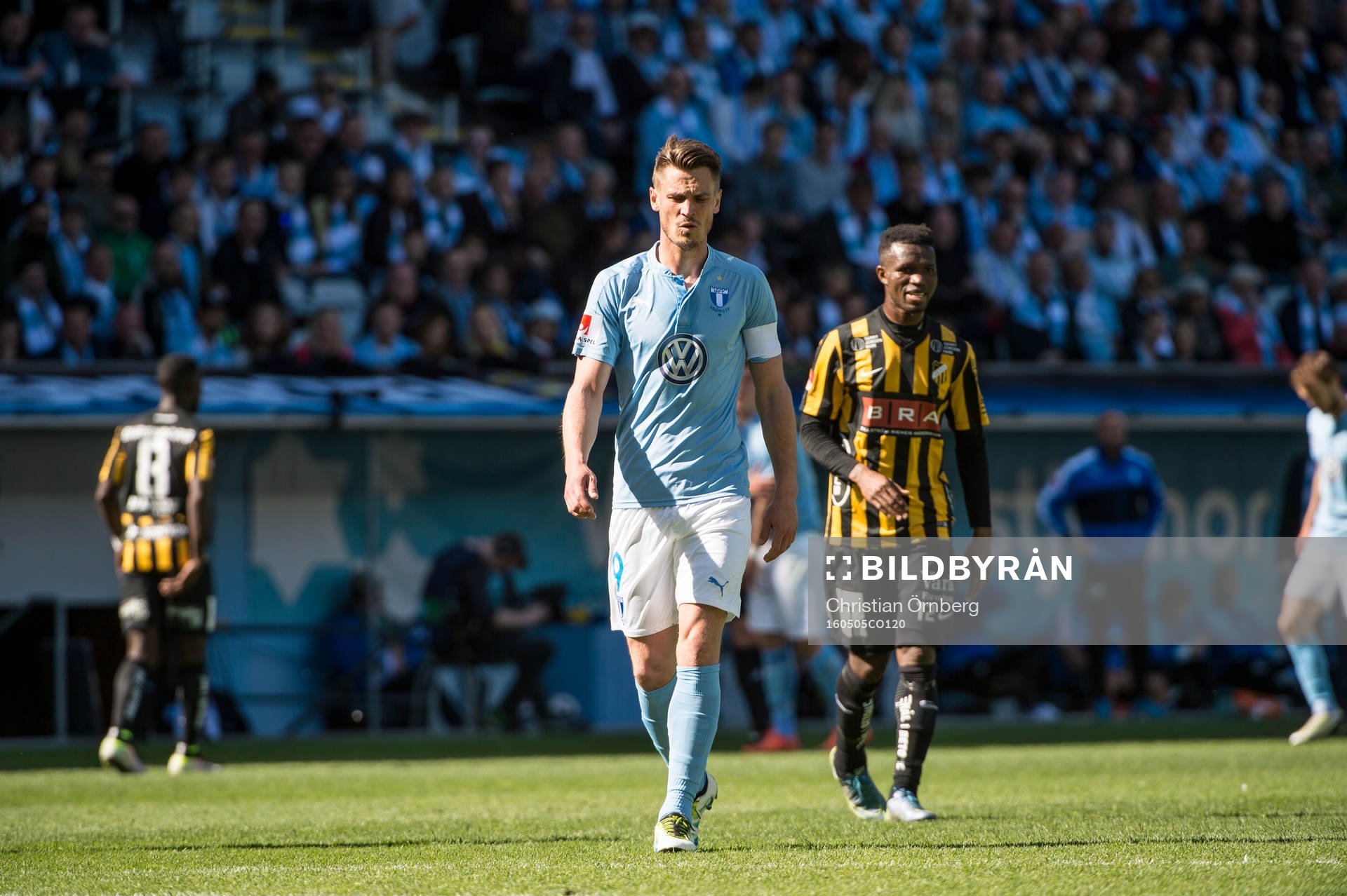 Malmö FFs Markus Rosenberg deppar