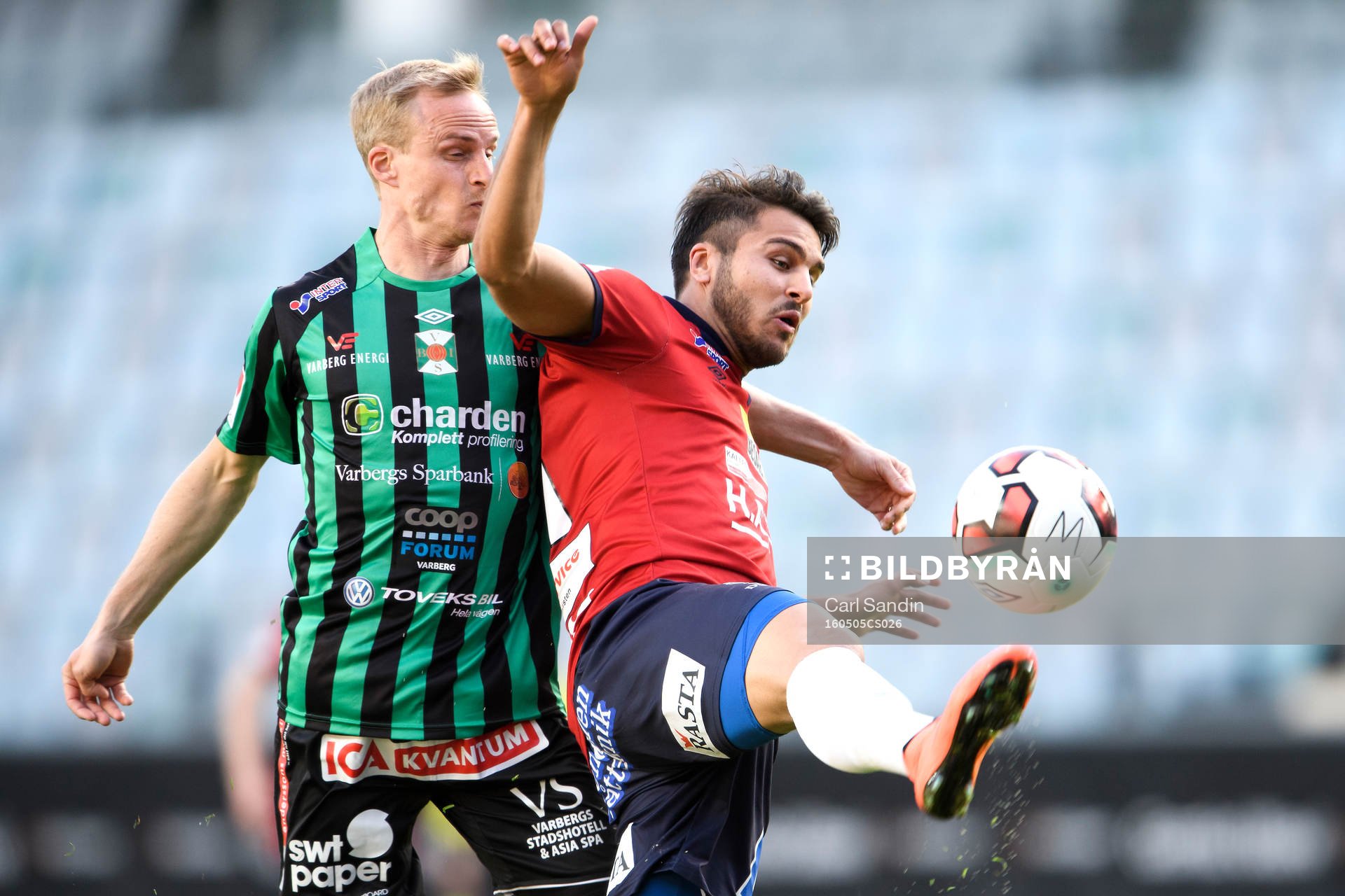 Varbergs Pär Asp och Örgrytes William Atashkadeh