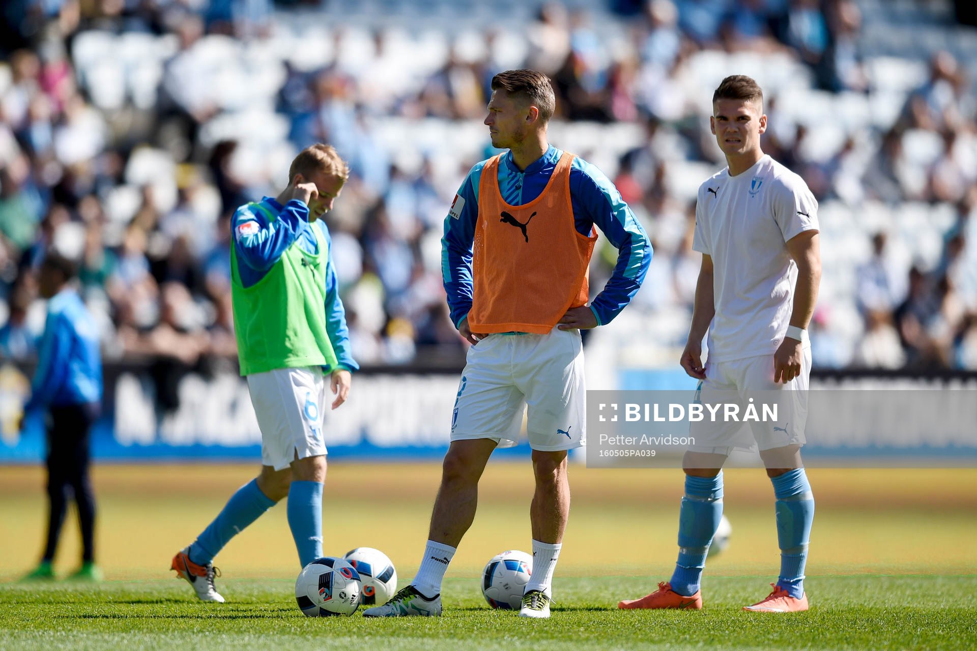 Malmö FFs Oscar Lewicki, Markus Rosenberg  och Vidar Örn