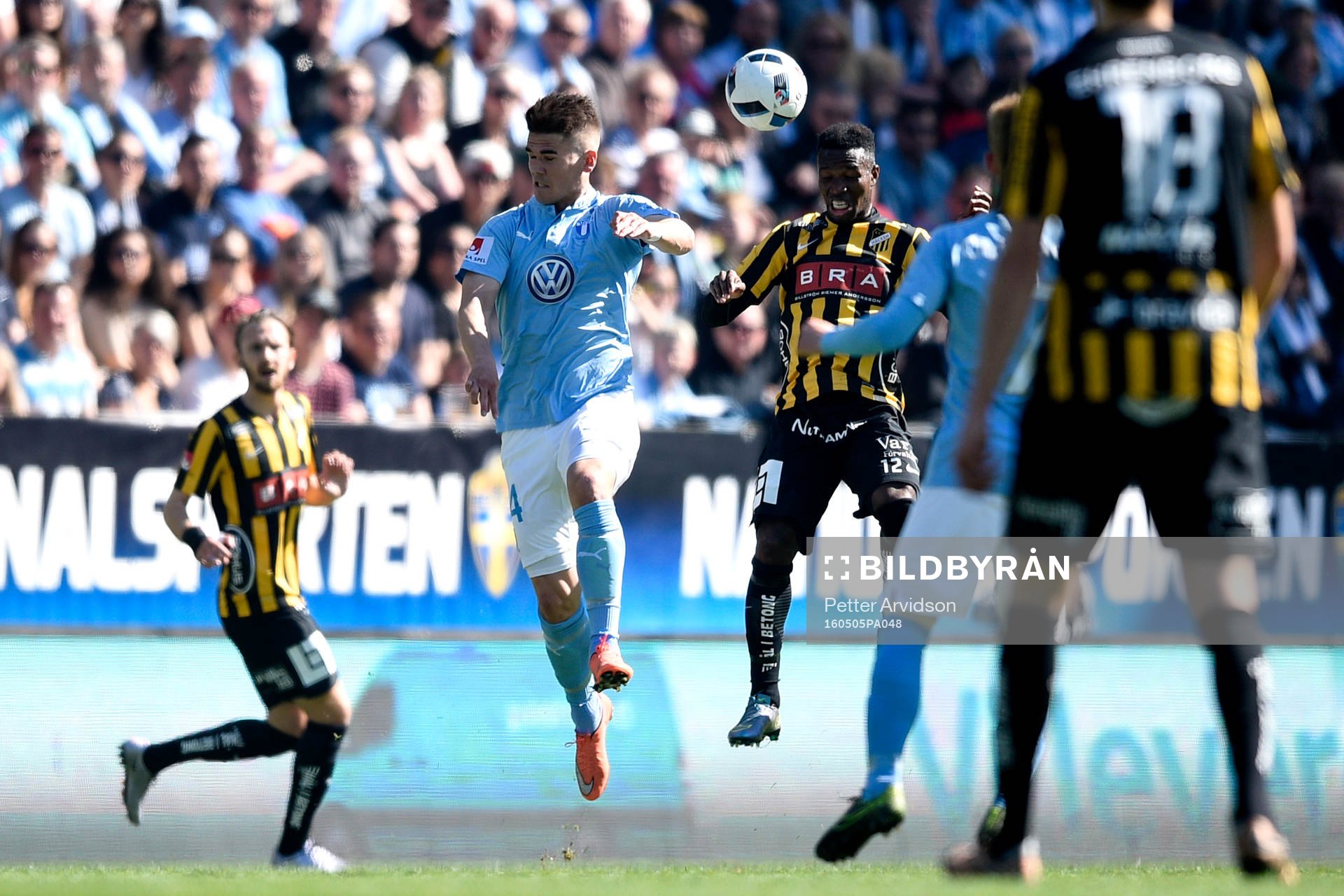 Häckens Mohammed Abubakari och Malmö FFs Vidar Örn