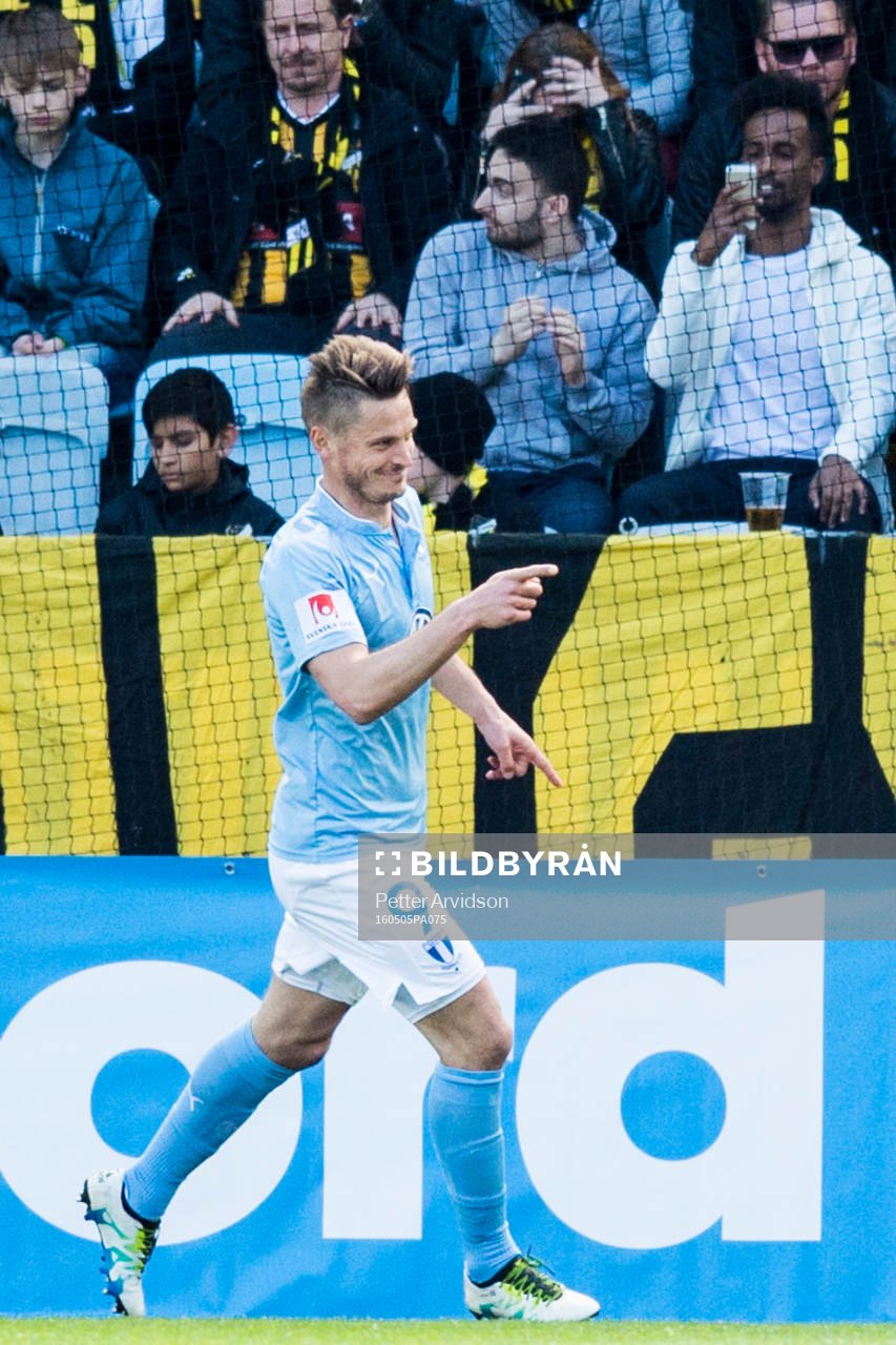 Malmö FFs Markus Rosenberg jublar