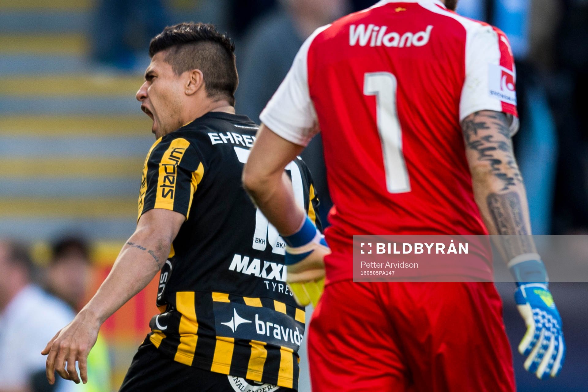 Häckens Paulo de Oliveira jublar