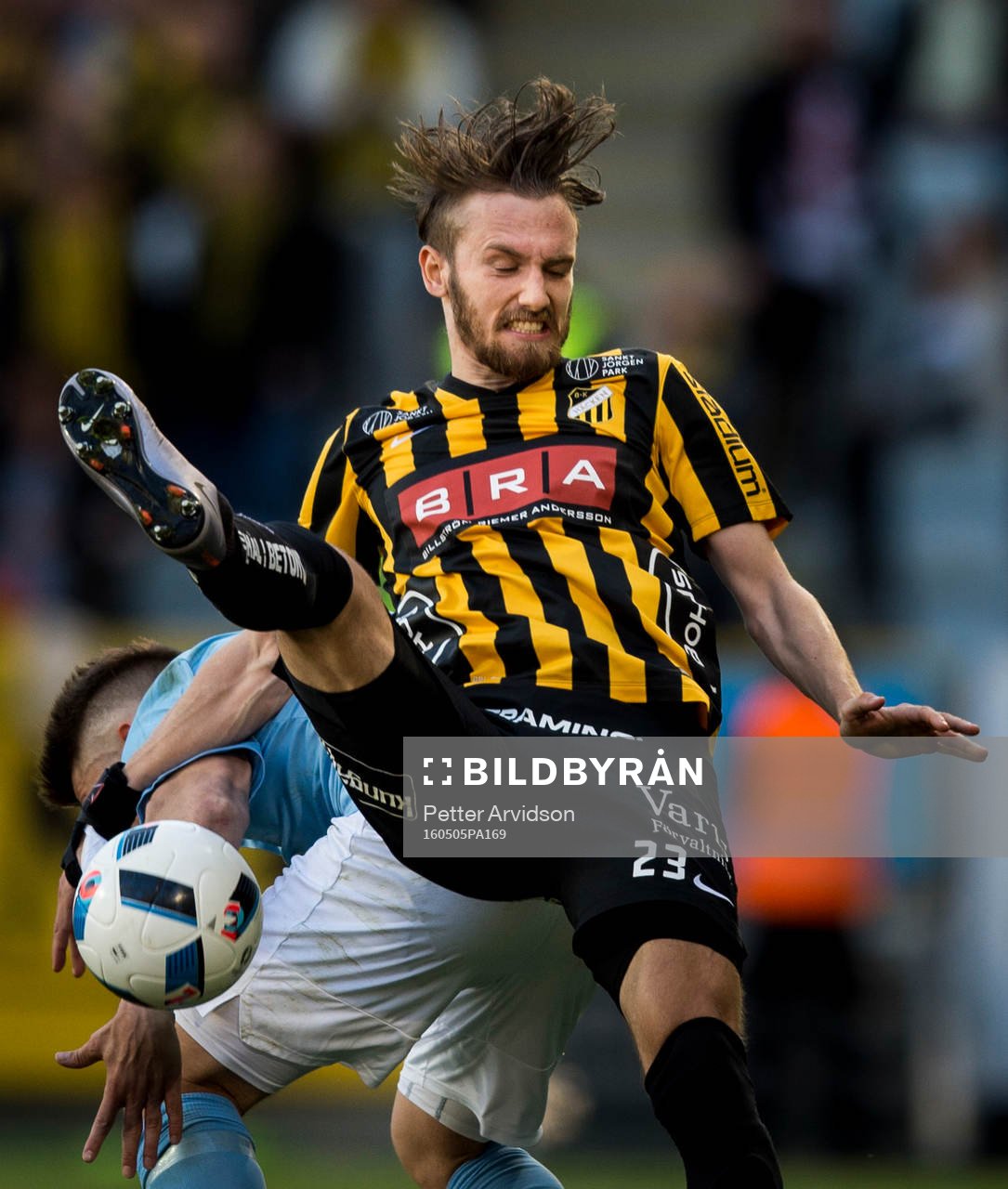 Häckens Simon Sandberg och Malmö FFs Vidar Örn