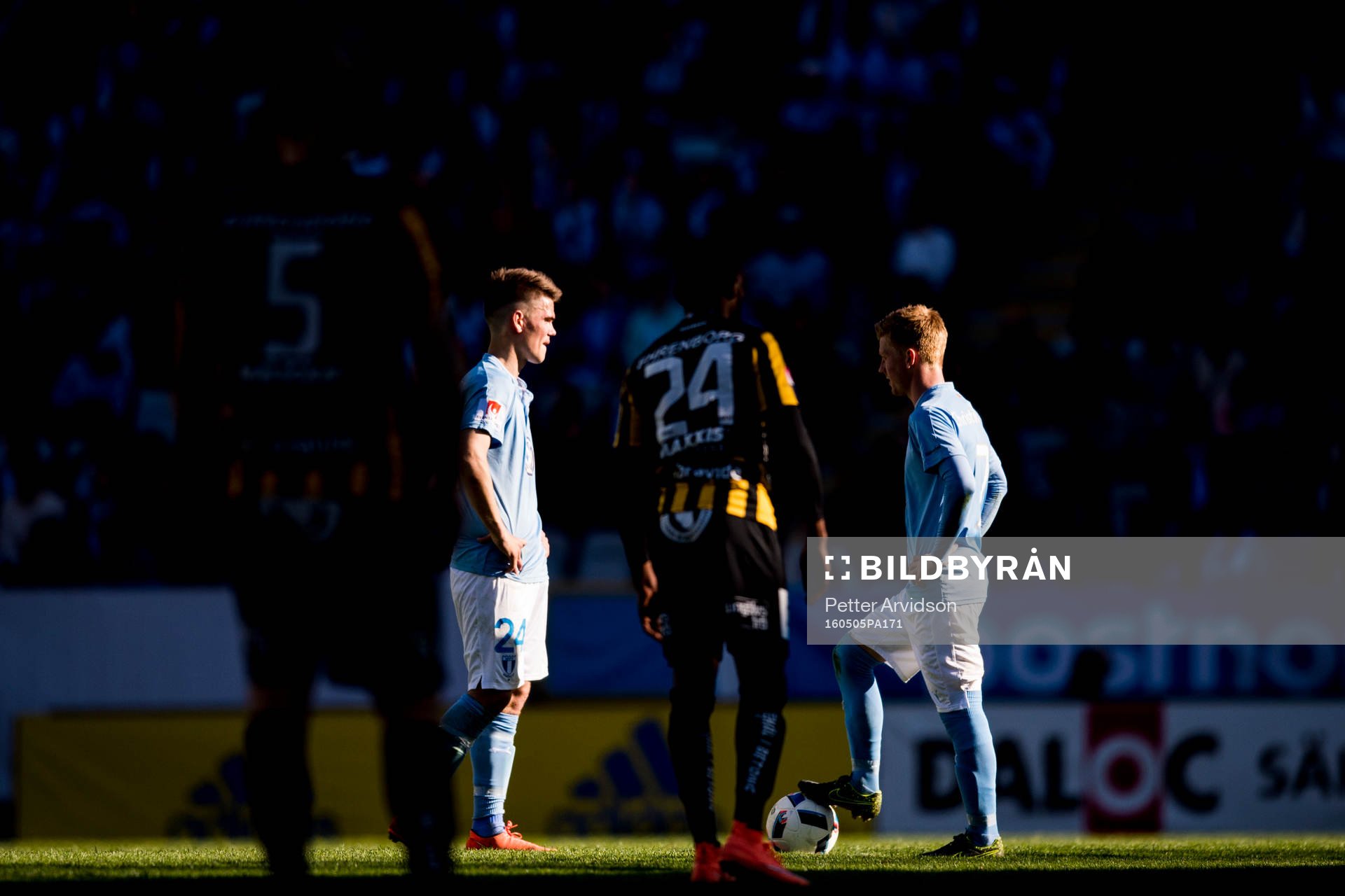Malmö FFs Vidar Örn Kjartansson och Anders Christiansen