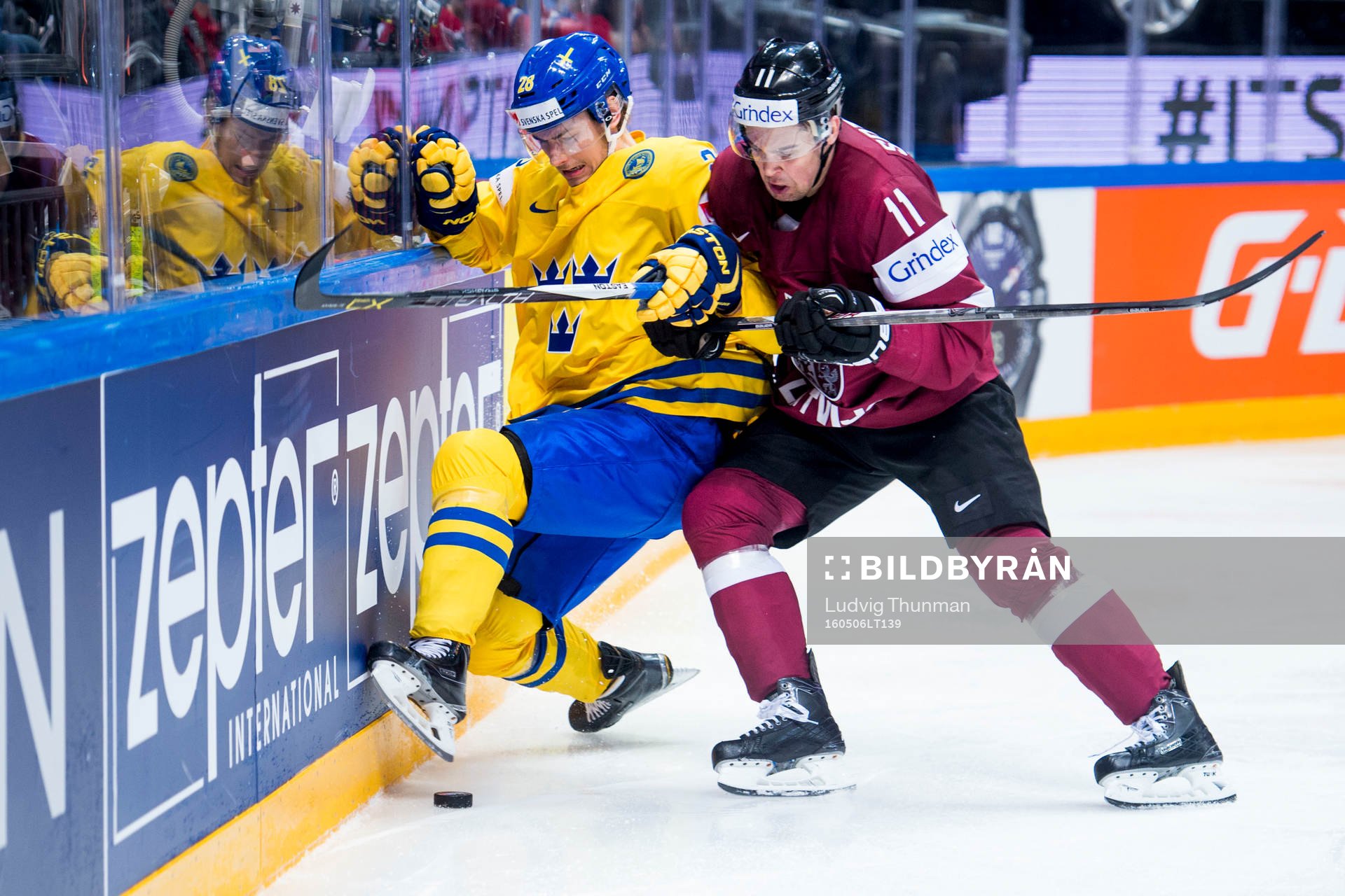 Sveriges Johan Sundström trycks till av Lettlands Kristaps