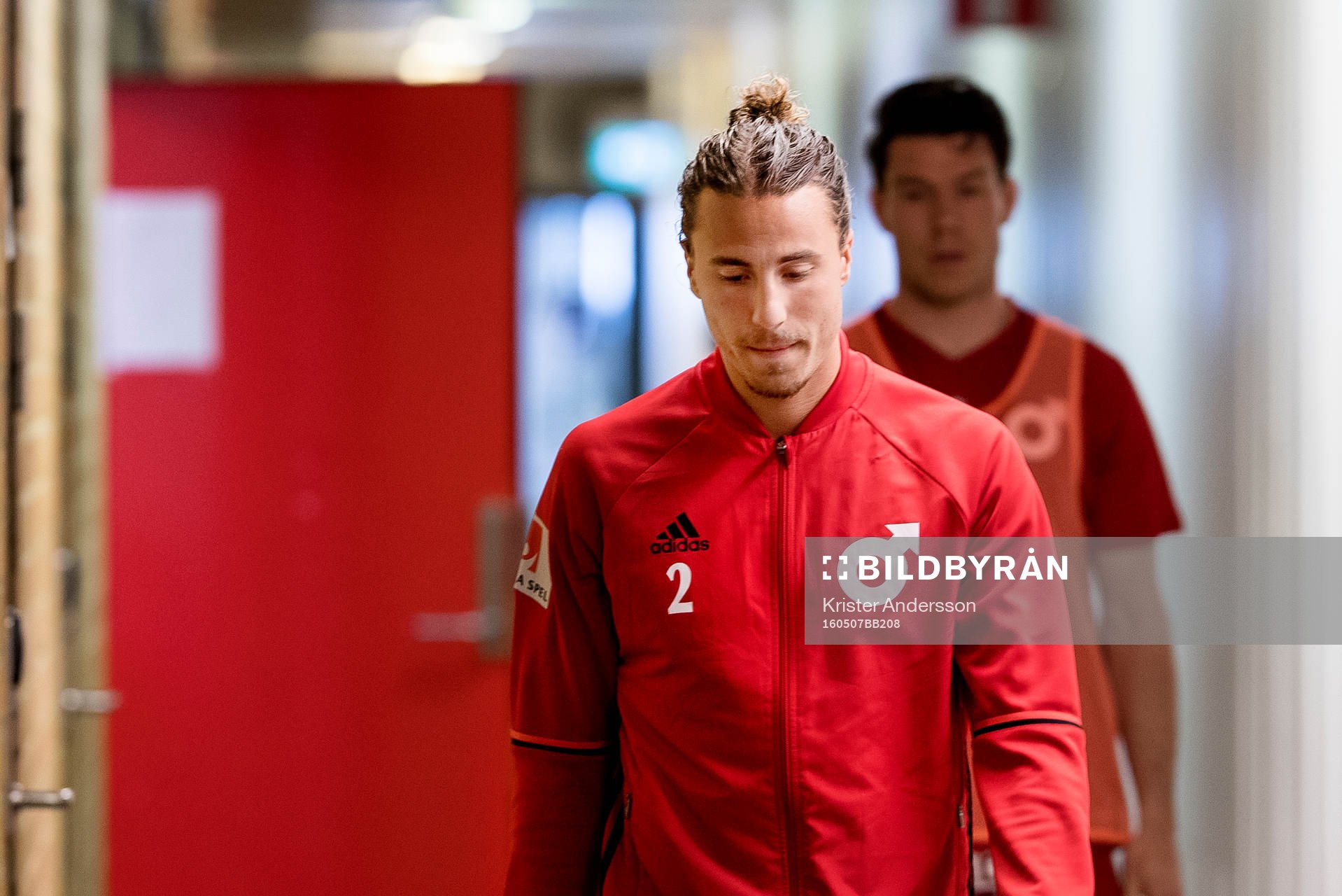 Degerfors Jonathan Azulay före fotbollsmatchen i