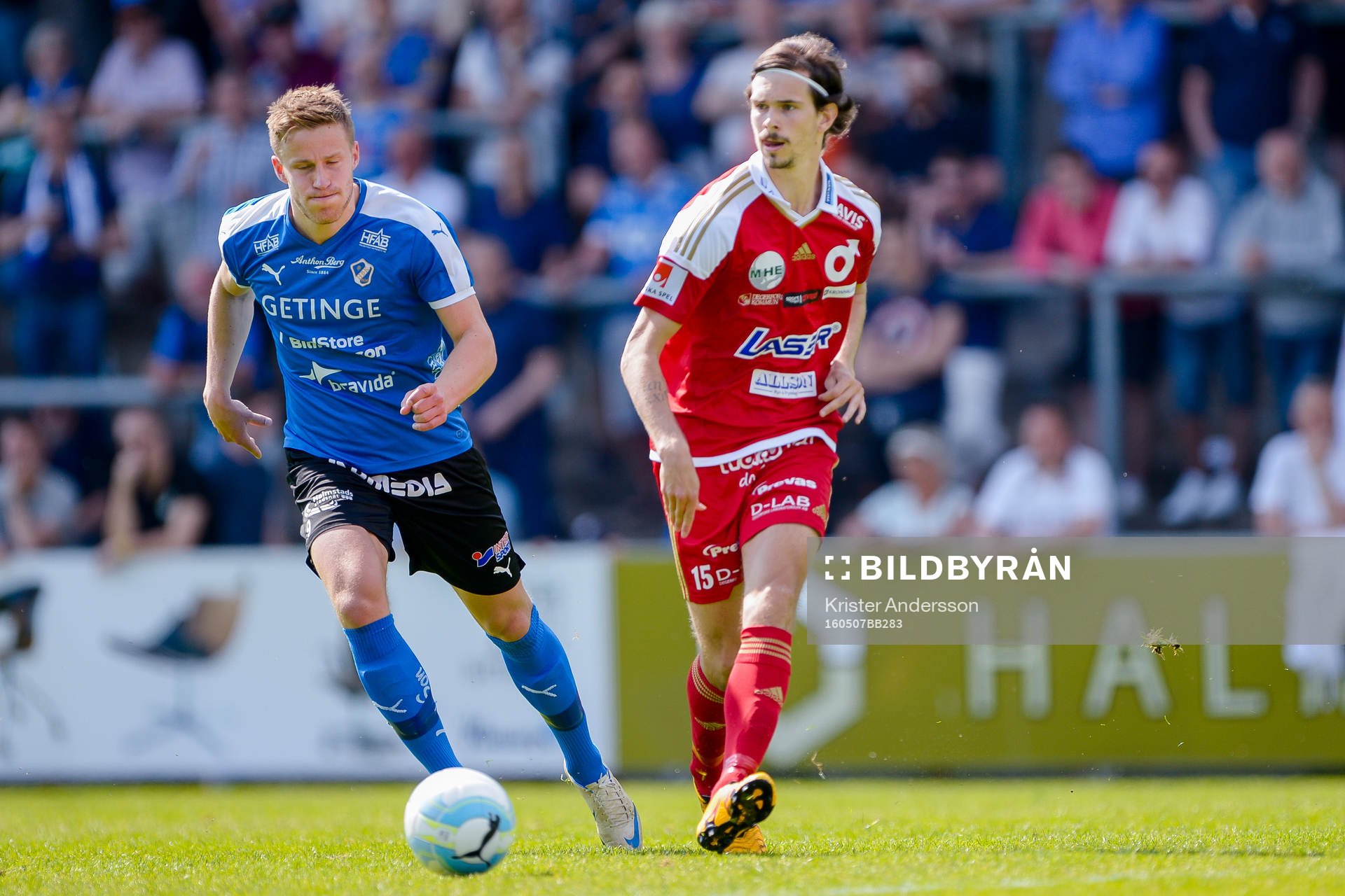 Halmstads Alexander Ruud Tveter  och Degerfors Sebastian