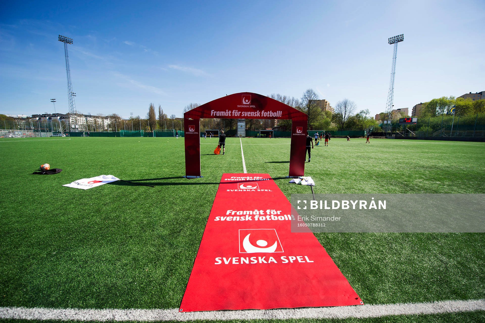 Vy över Skytteholms IP