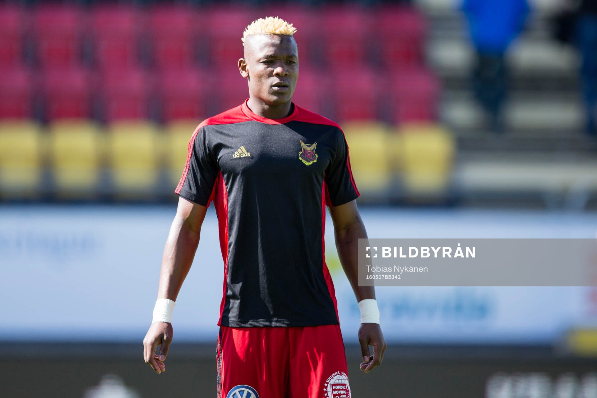 Östersunds Alhaji Gero värmer upp