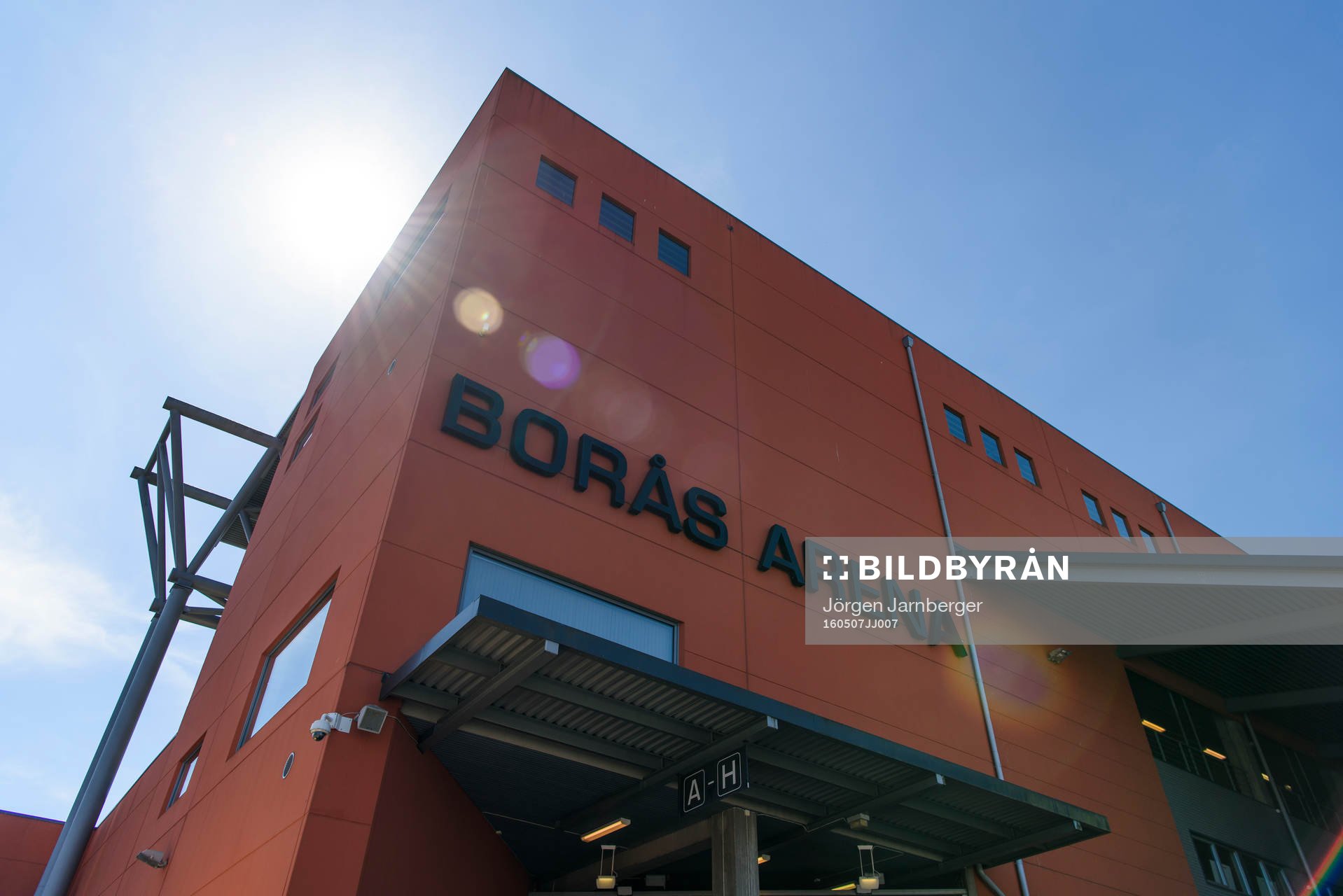 Exteriör på Borås arena