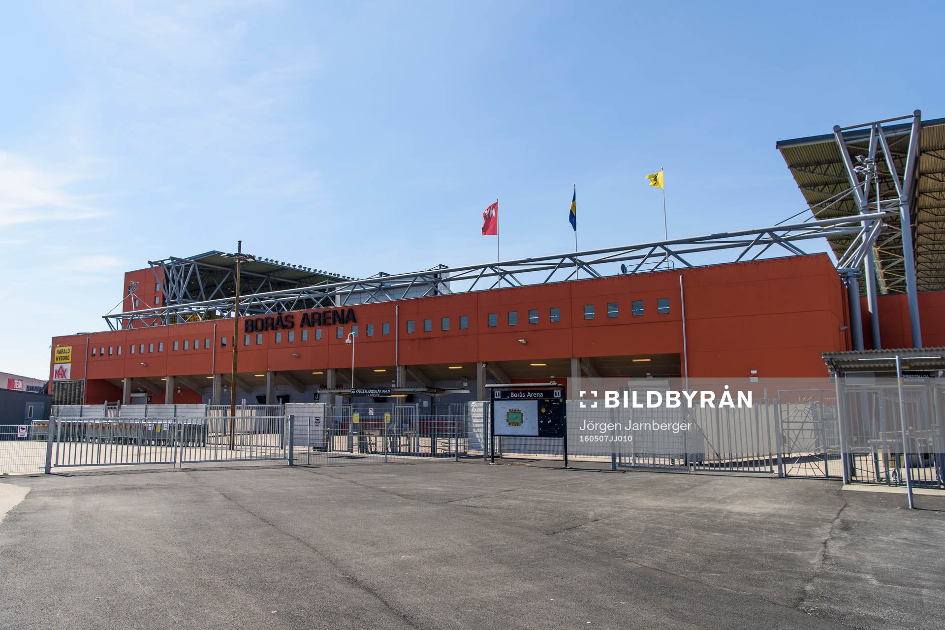 Exteriör på Borås arena
