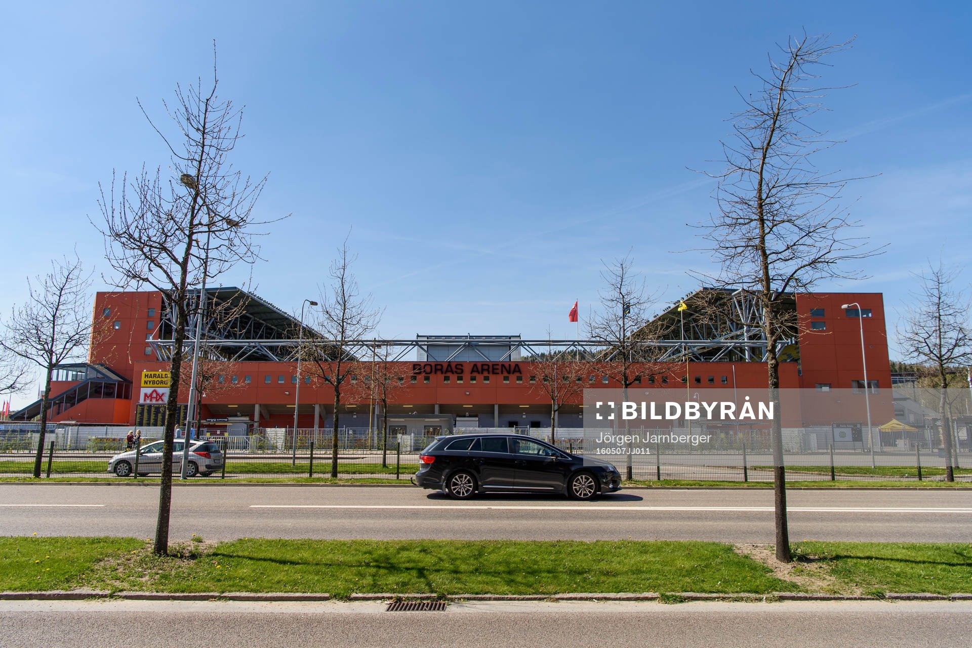 Exteriör på Borås arena
