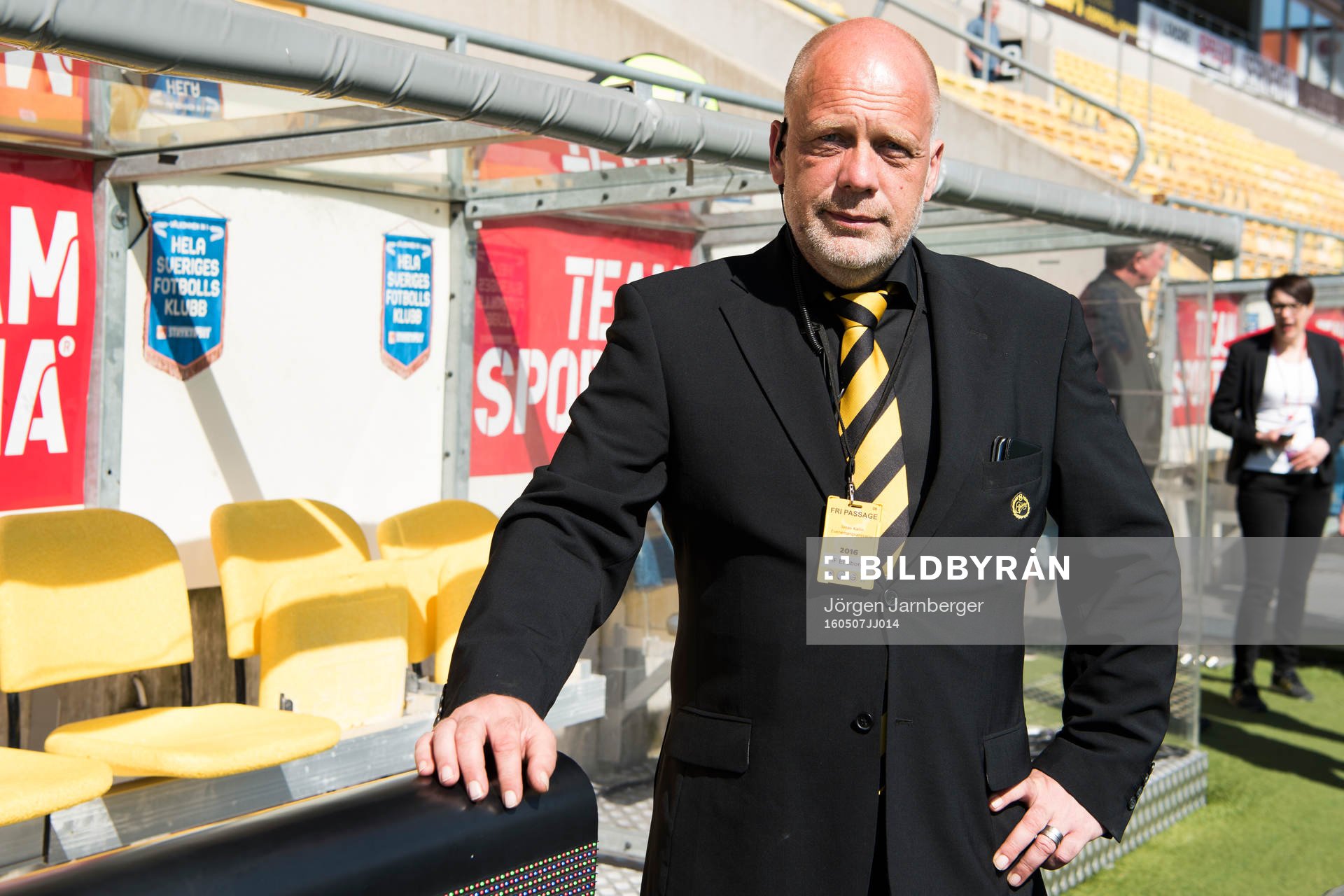 Elfsborgs evenemangsansvarig Jonas kallin