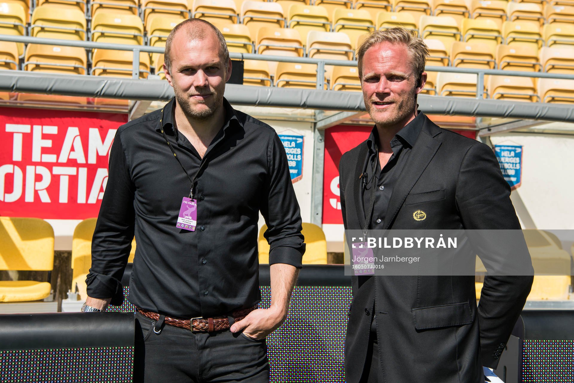 Elfsborgs säkerhetsansvariga Martin Andersson och Johan