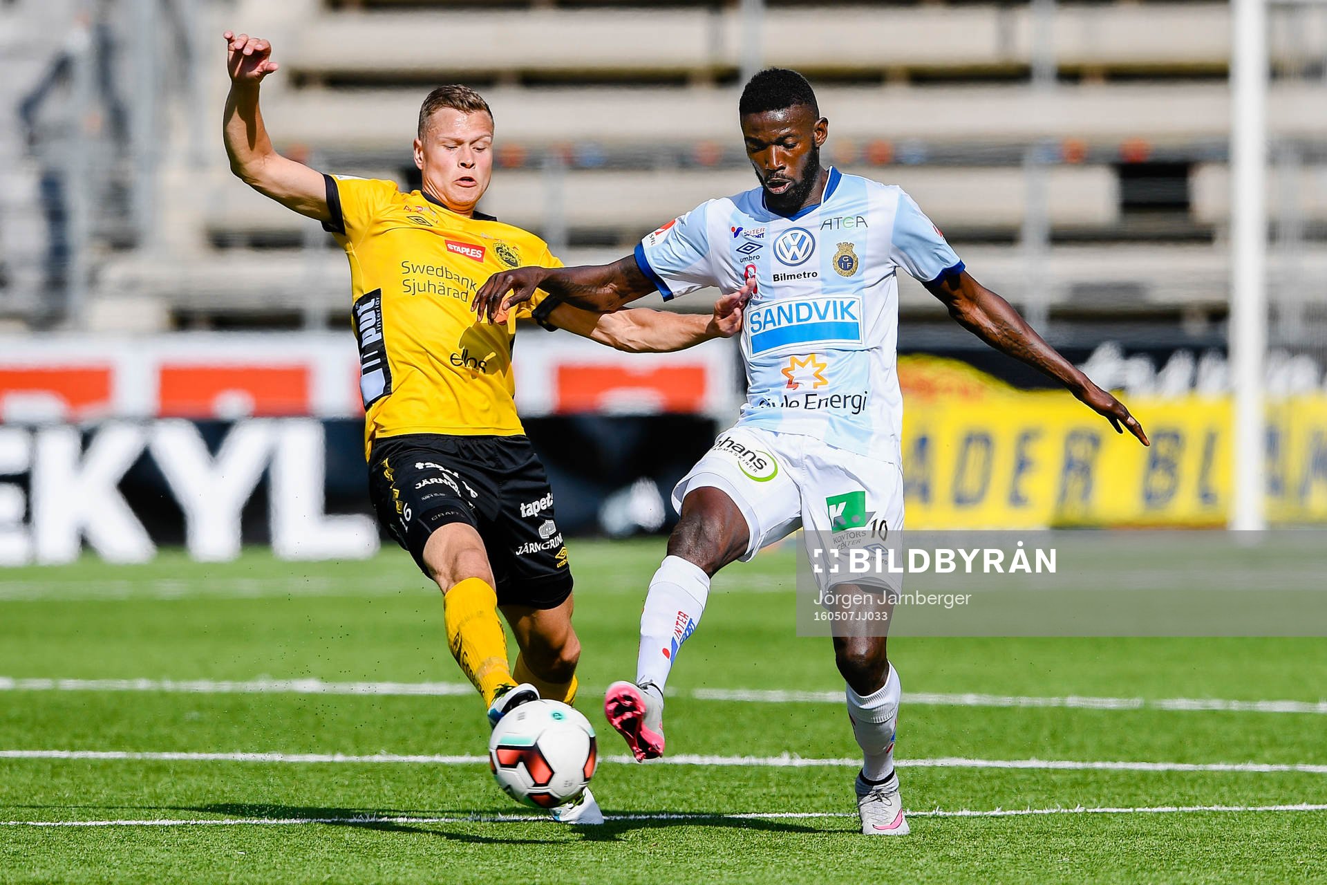 Elfsborgs Viktor Claesson och Gefles Dioh Williams