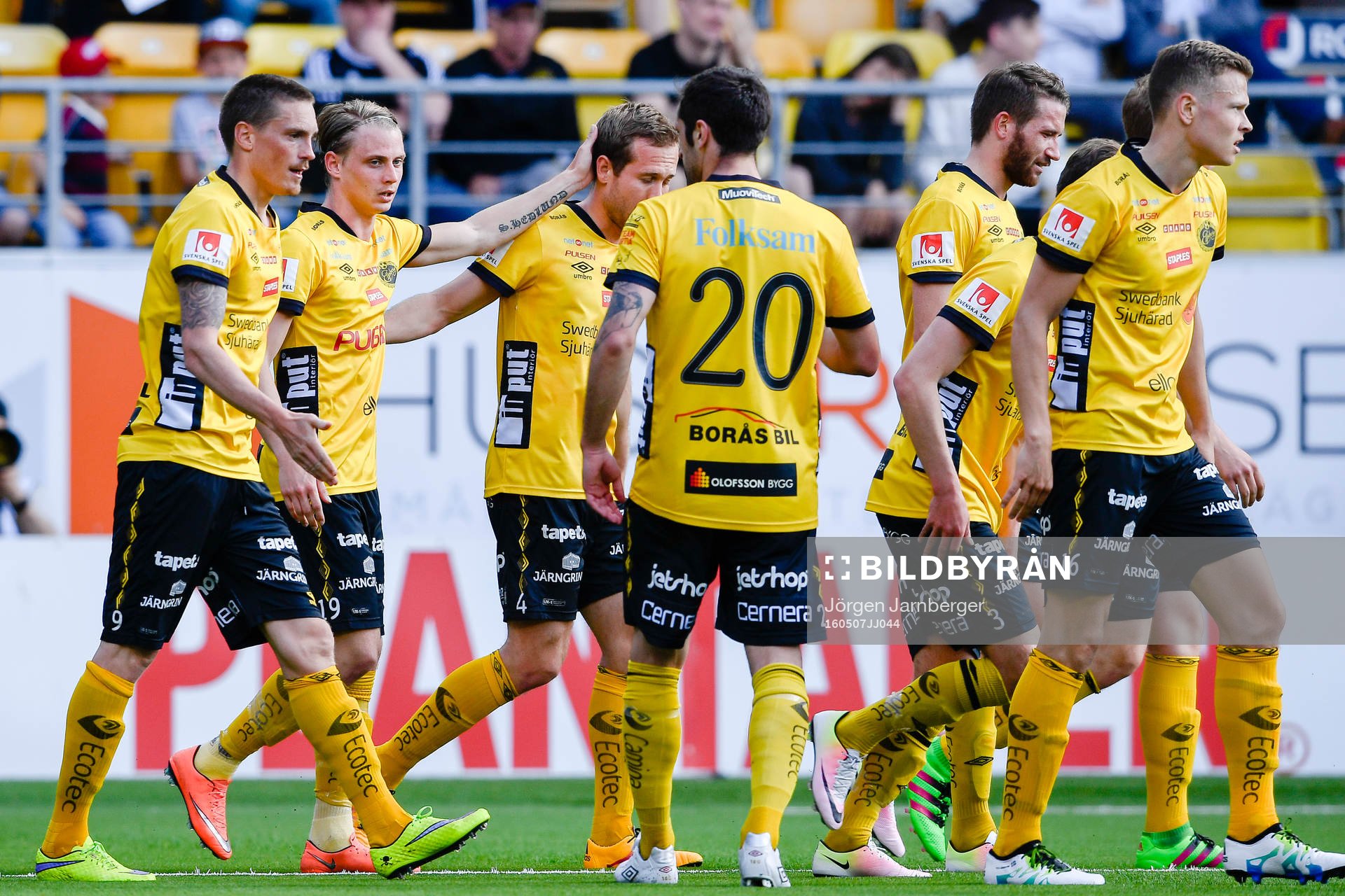 Elfsborgs Simon Hedlund jublar