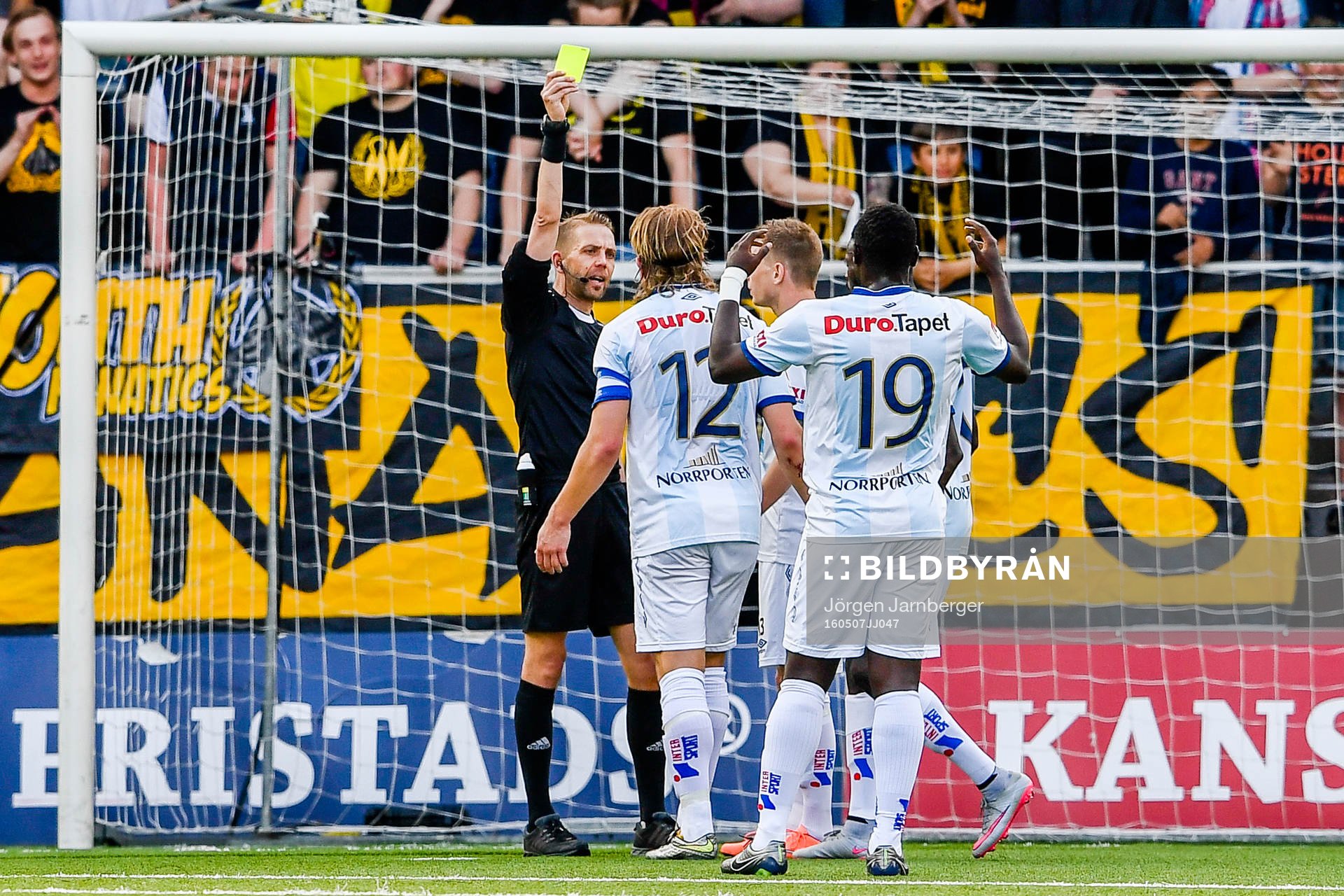 Gefles Anders Bååth får en varning