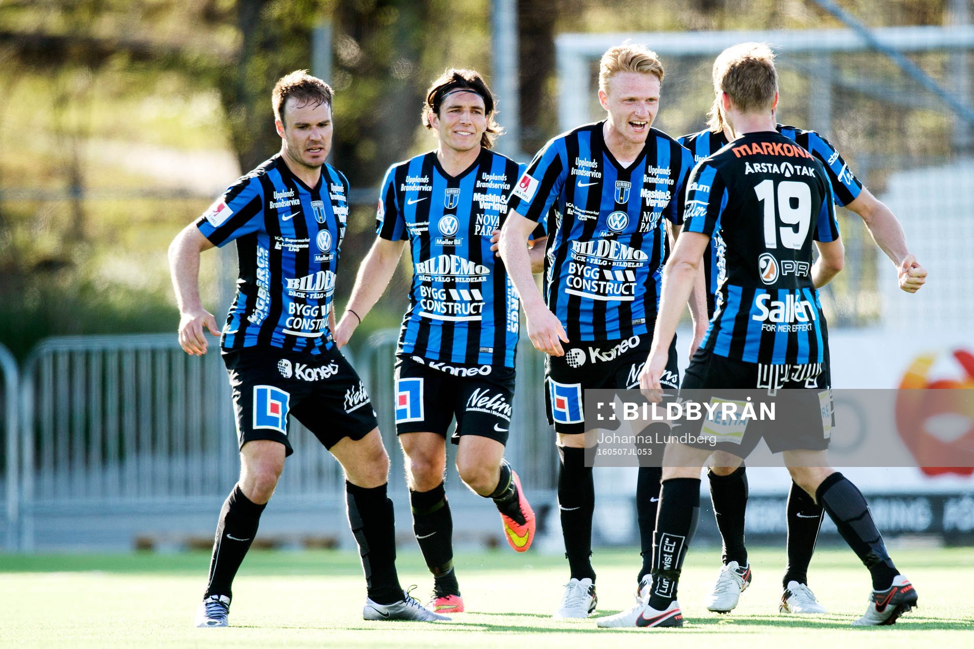 Sirius spelare jublar