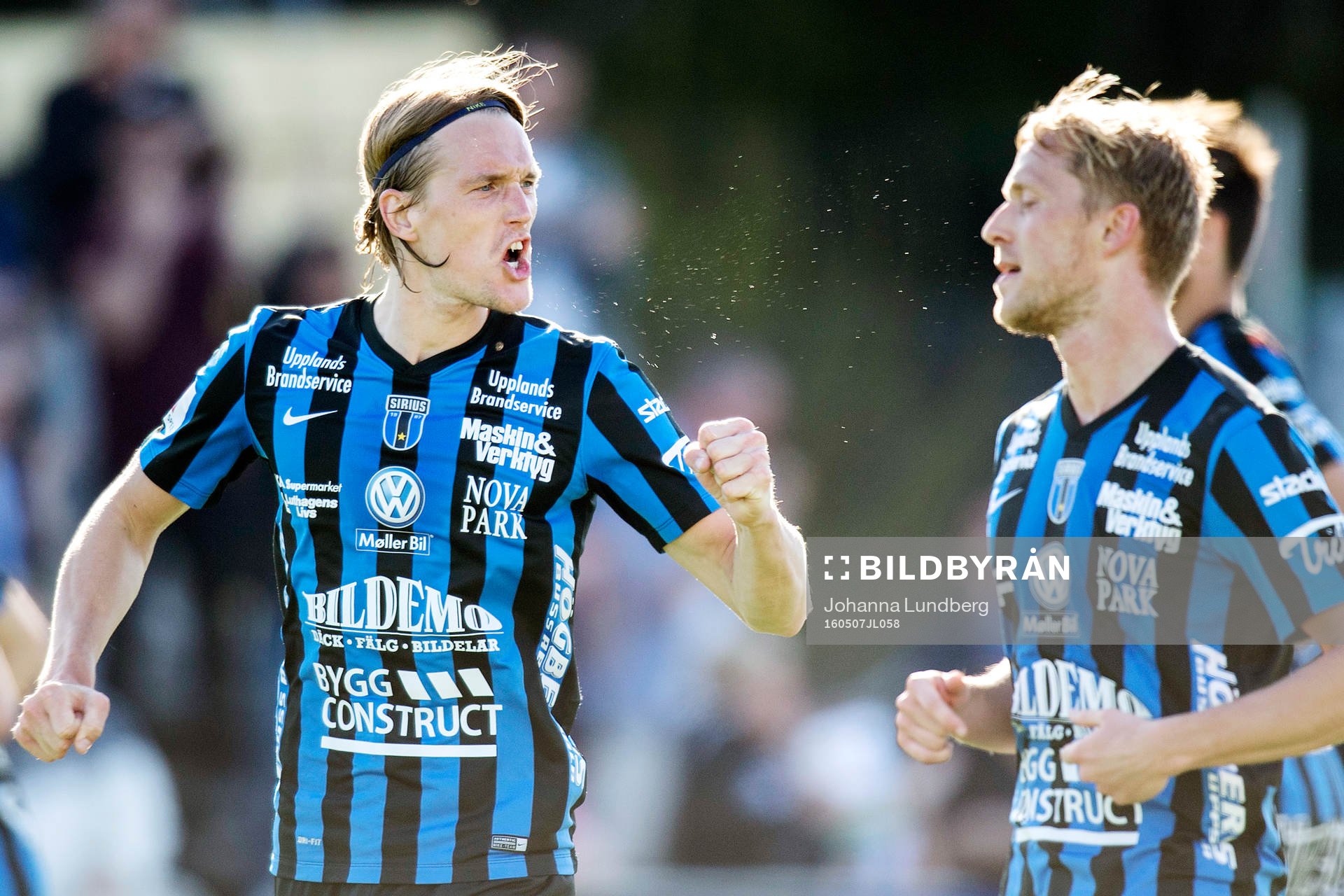 Sirius Kim Skoglund jublar