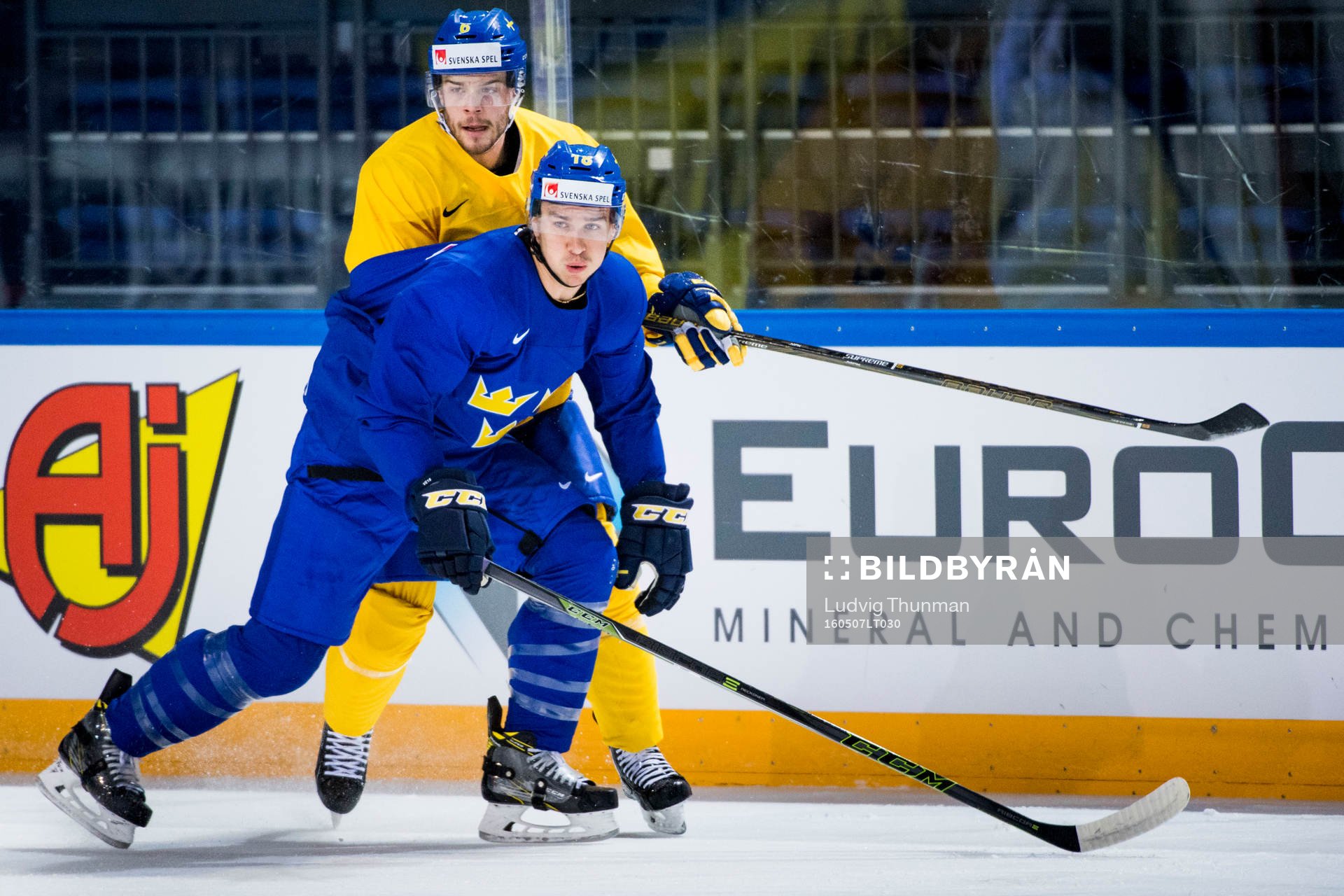 Oscar Fantenberg och Mikael Backlund