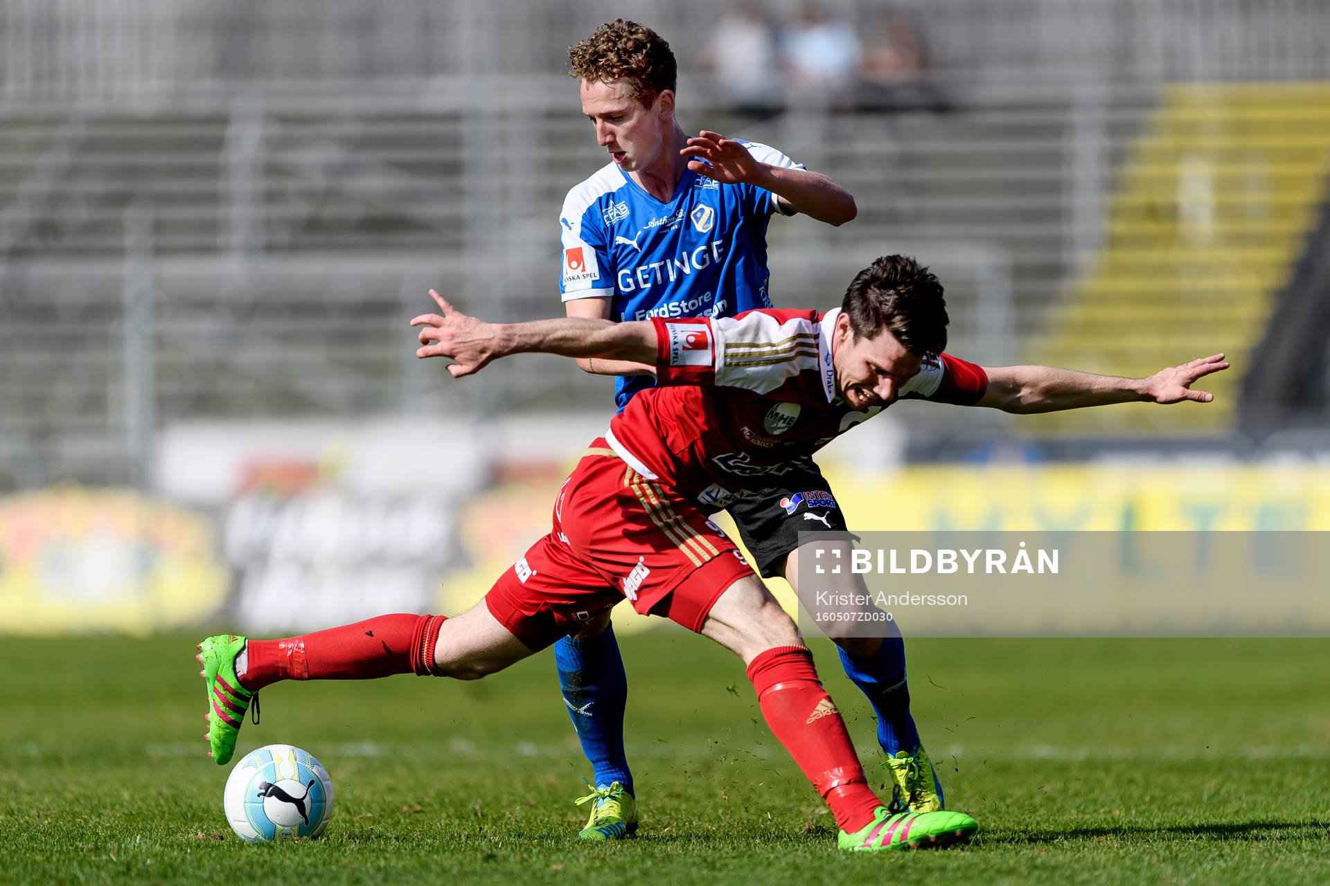 Degerfors Alexander Andersson och Halmstads Andreas