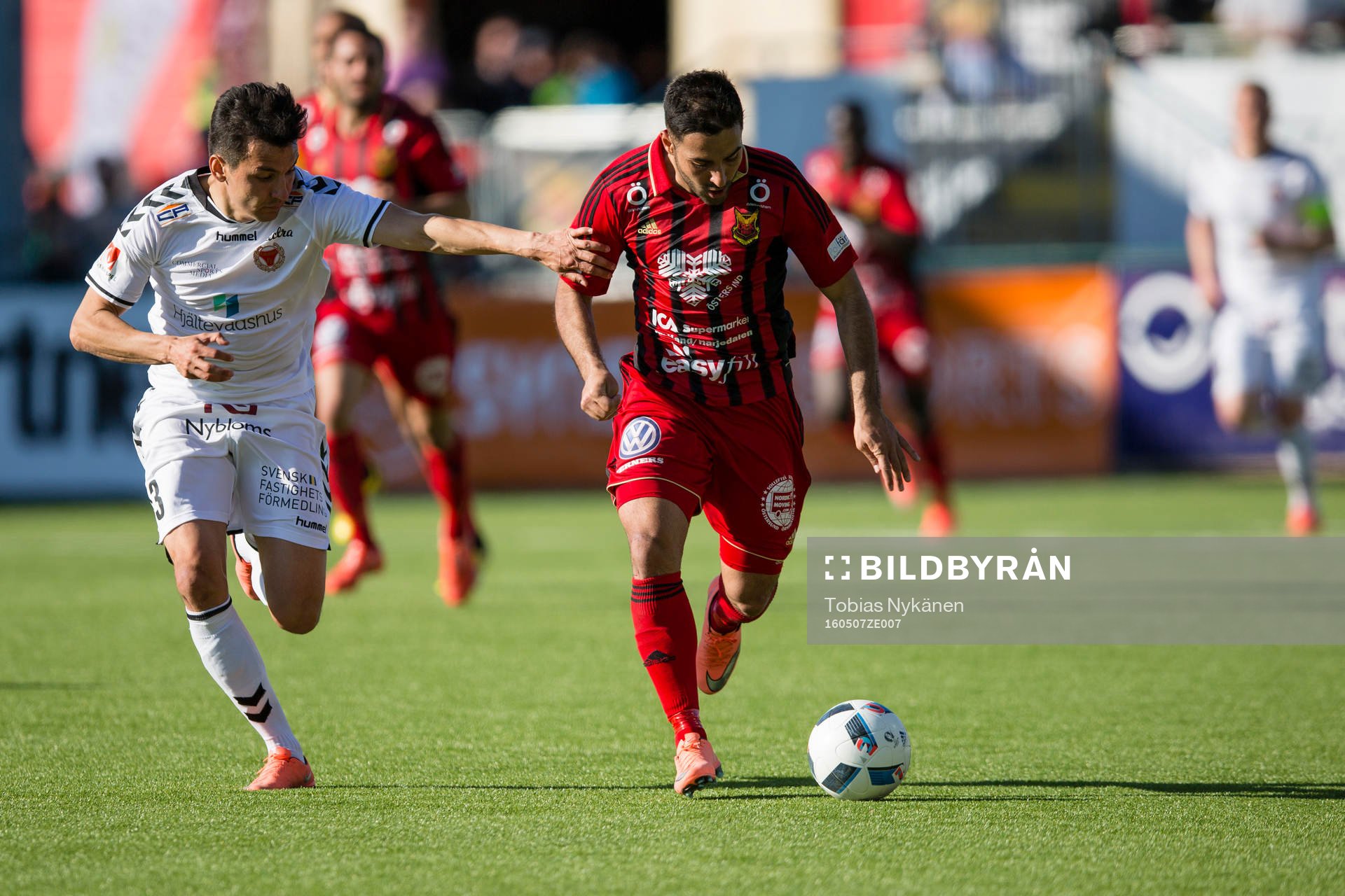 Östersunds Saman Ghoddos mot Kalmars Emin Nouri