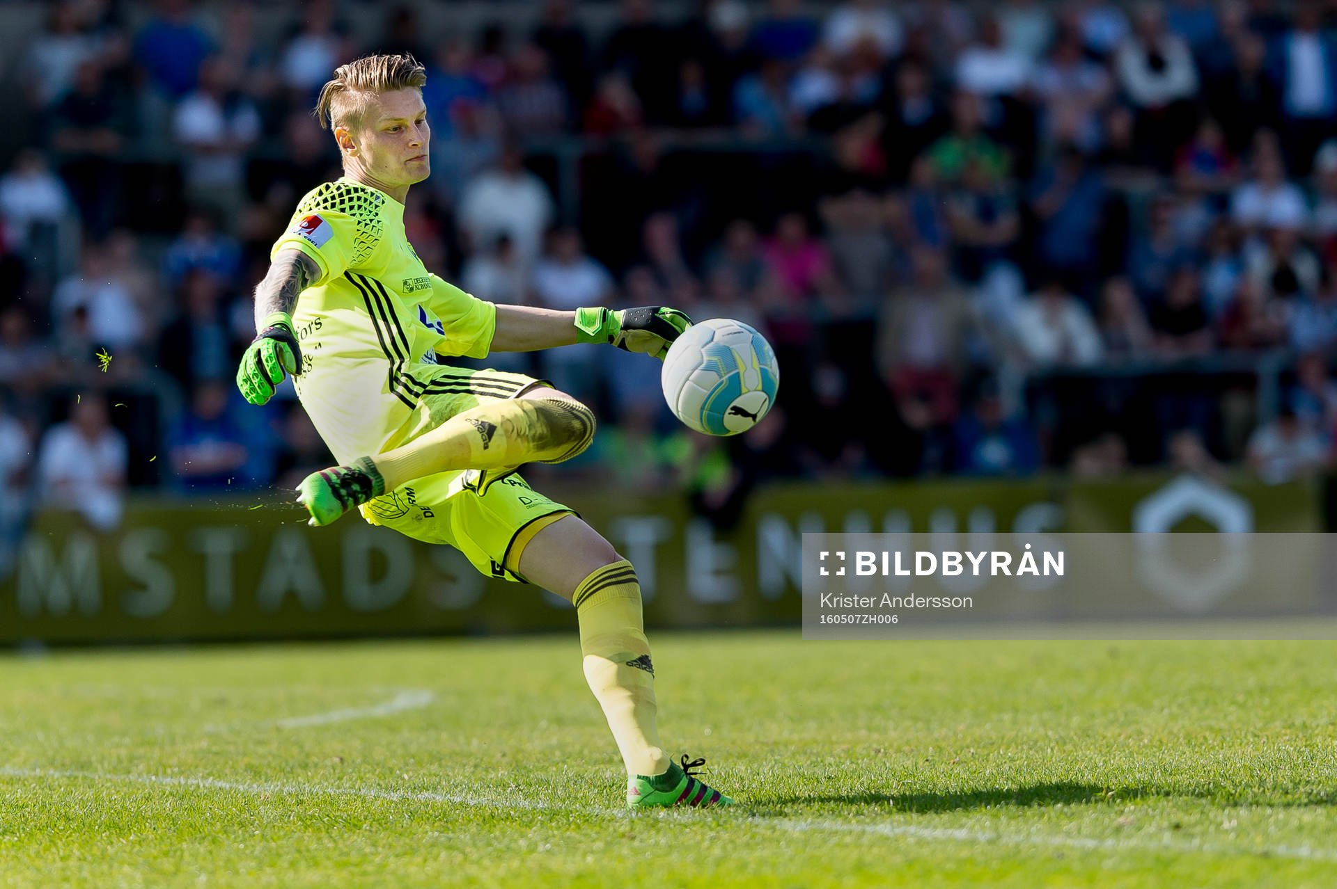 Degerfors målvakt Jesse Öst