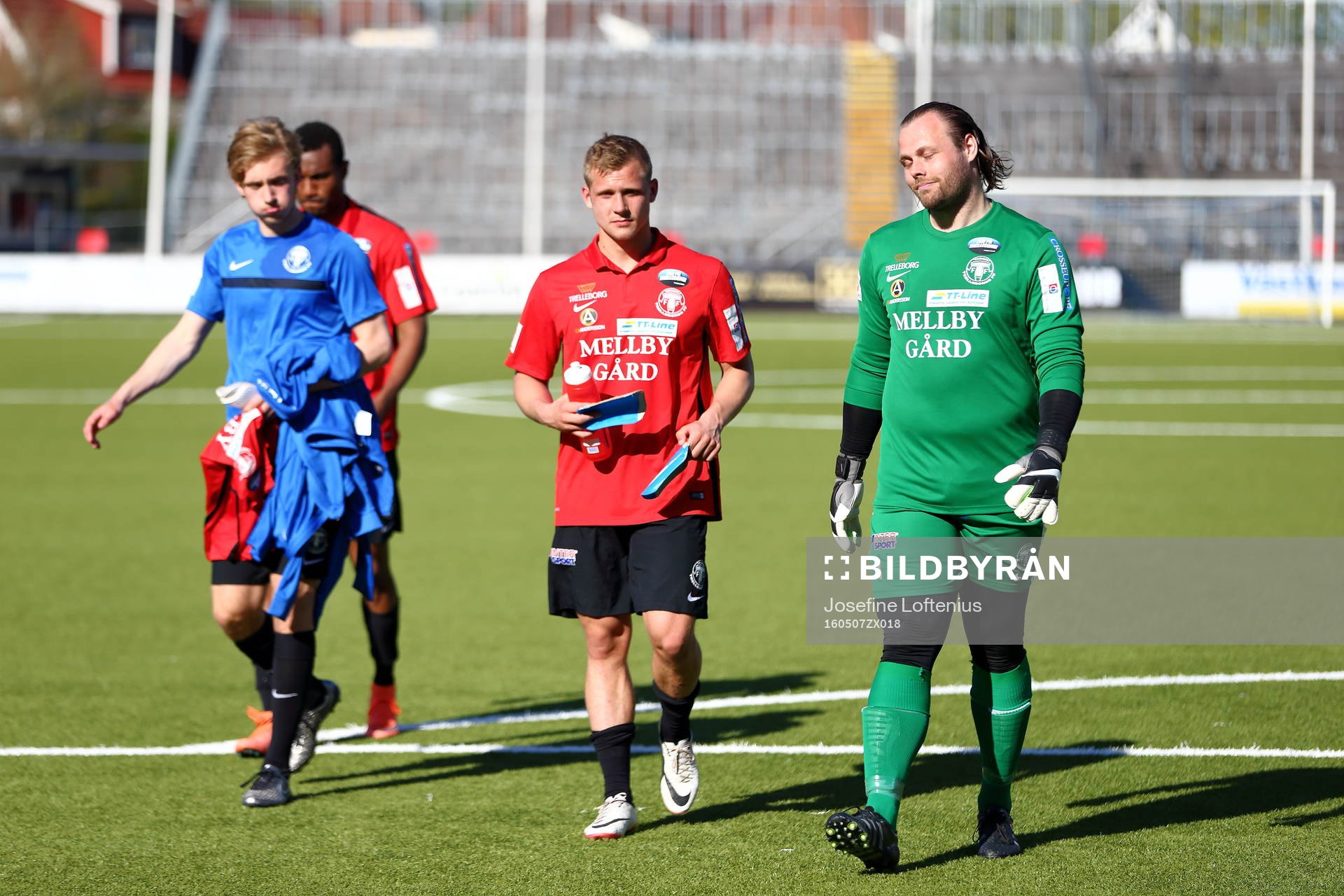 Trelleborgs målvakt Fredrik Persson med flera deppar